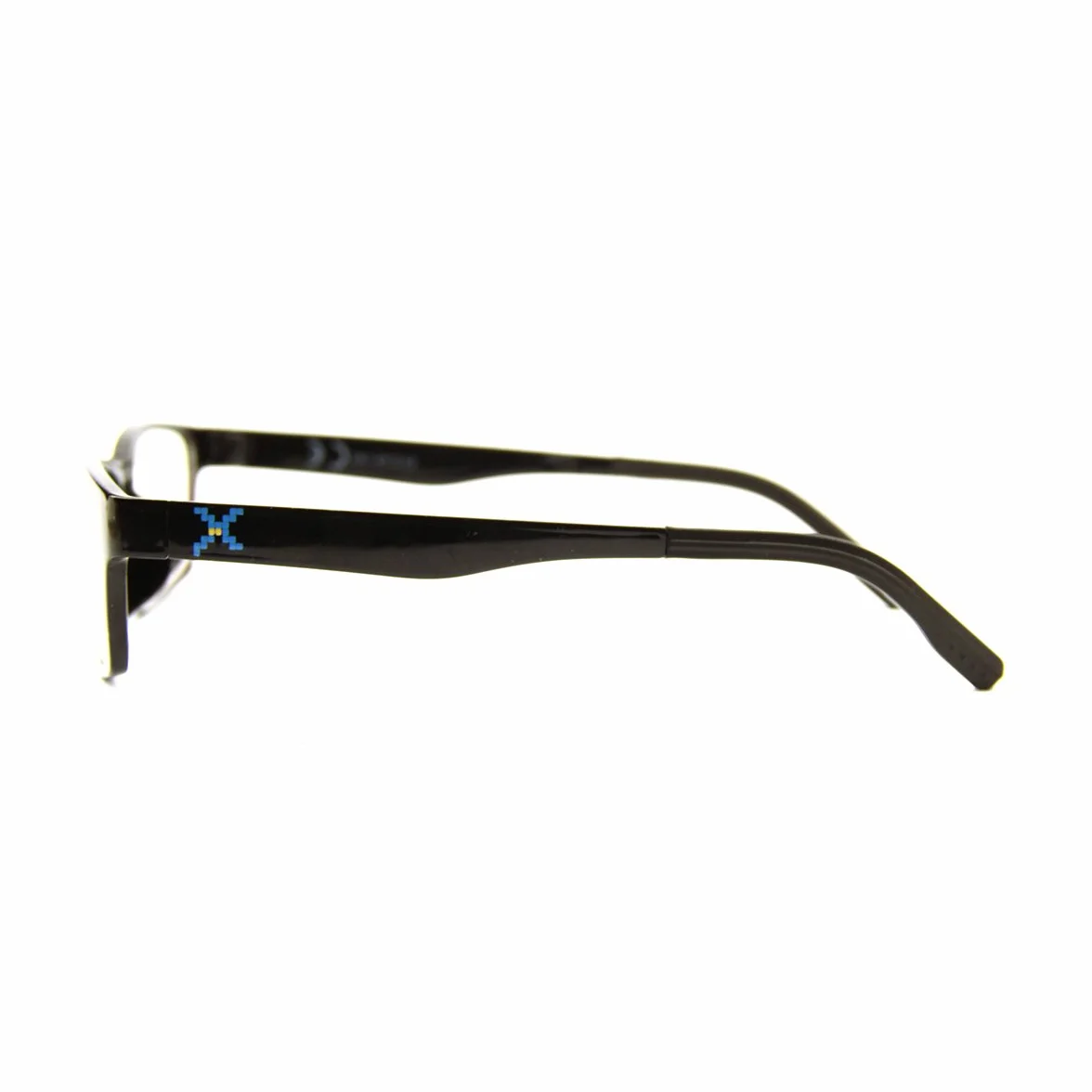 Pixel Lens Class Occhiali per PC, TV, Tablet, Gaming. Contro STANCHEZZA Occhi, Massimo Comfort VISIVO, Montatura Leggera, CERTIFICATI Luce Blu - 41% E UV - 100% (+2.00, Nero)