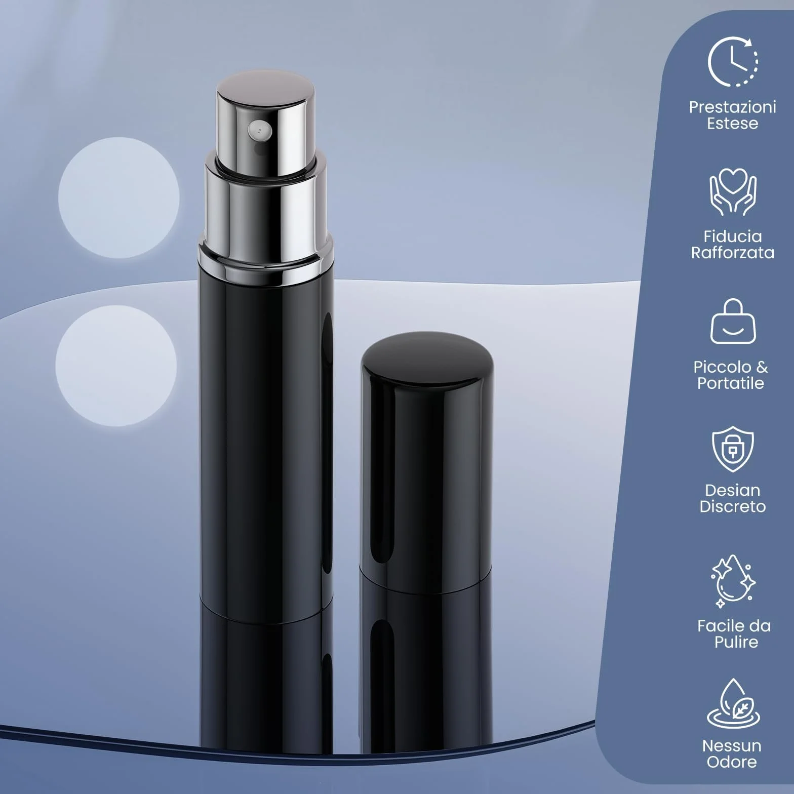 Spray Ritardante Uomo Durata Intima Migliorata Esperienza Originale Nero