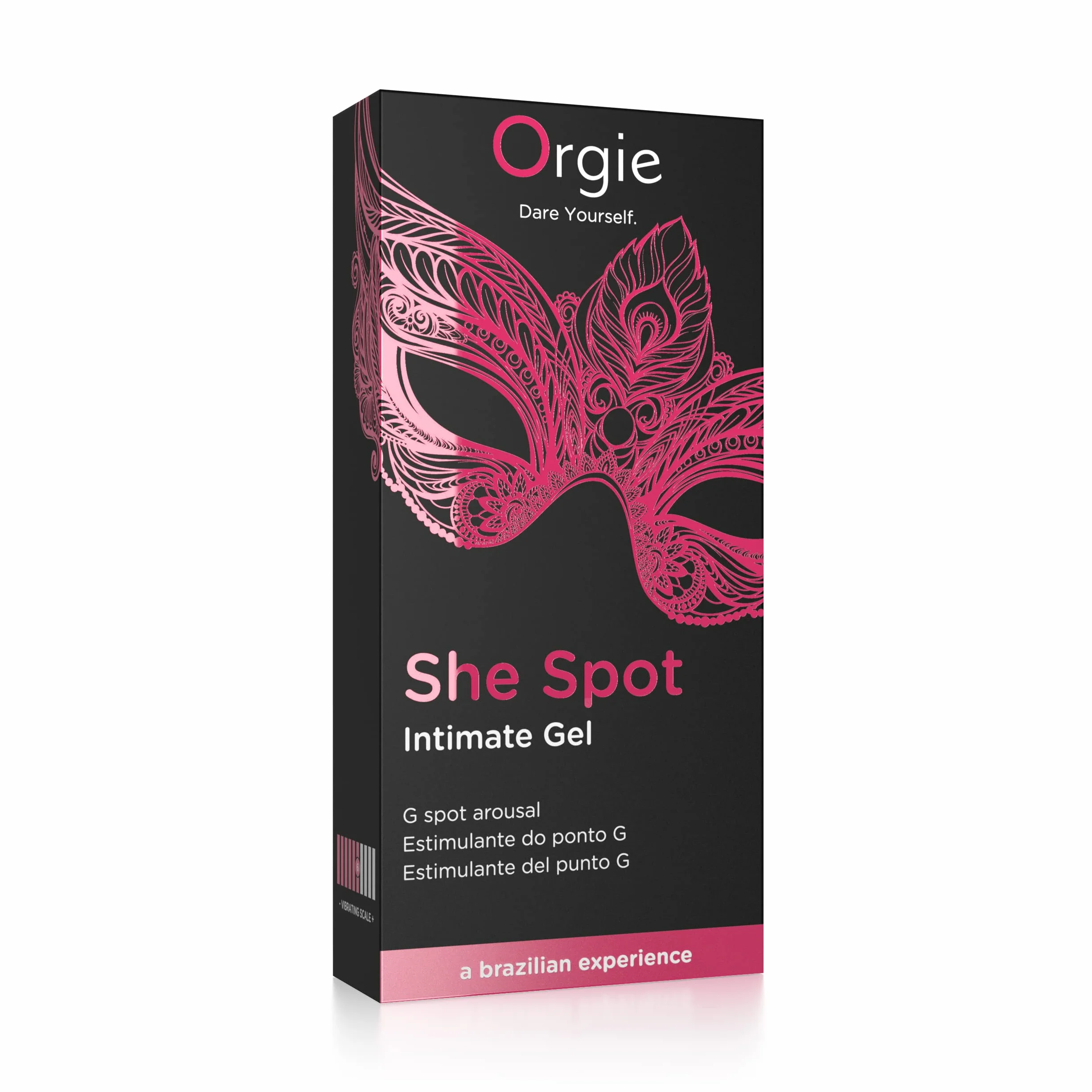 She Spot Intimate Gel Intimo Stimolante Punto G 15 ml Effetto Vibrante Calore Freschezza Tocco Piccante Livello 6 Intensità