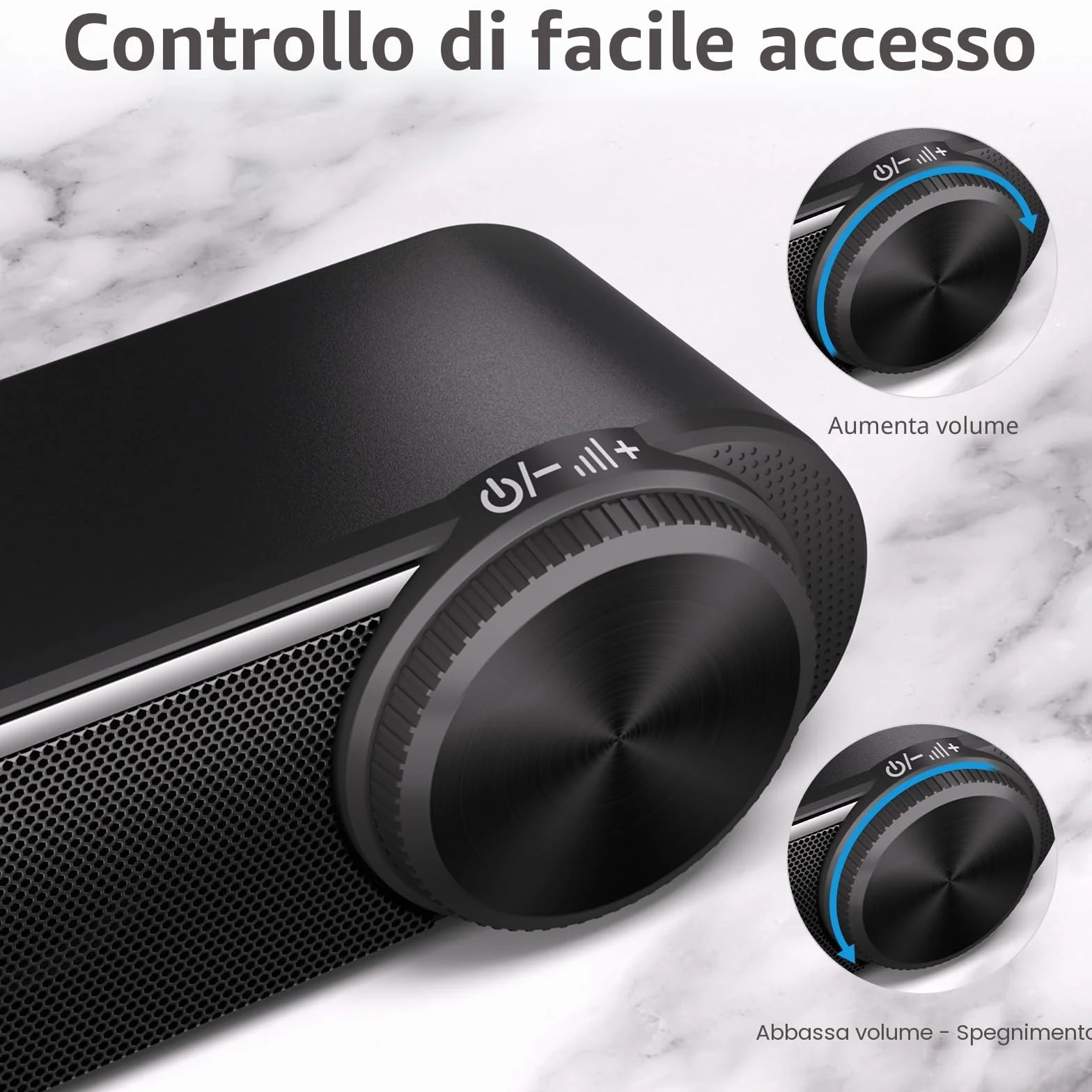 Jeecoo Soundbar PC 10W USB Alimentazione Jack 3.5mm Altoparlanti Computer Monitor TV