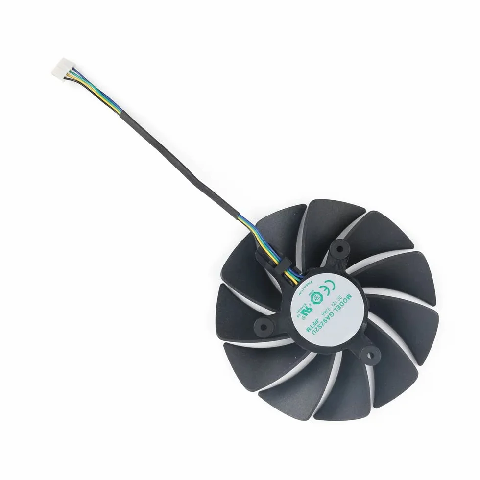 GA92S2U - Ventola per schede grafiche da 88 mm, compatibile con ZOTAC RTX 3060 RTX 3060 Ti Twin Edge, ventola silenziosa (A)