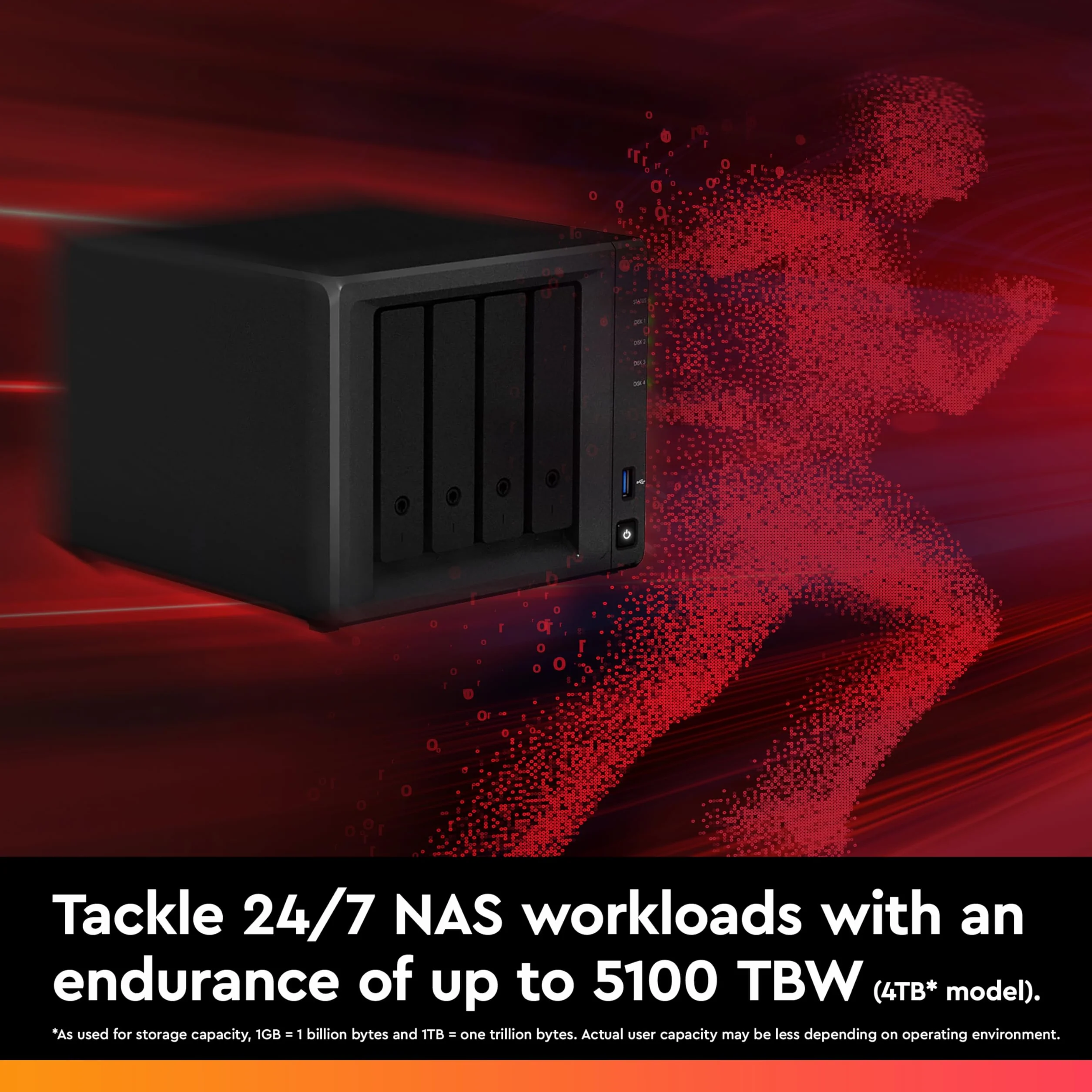 WD Red SN700 500GB NVMe SSD for NAS devices, with robust system responsiveness and exceptional I/O performance