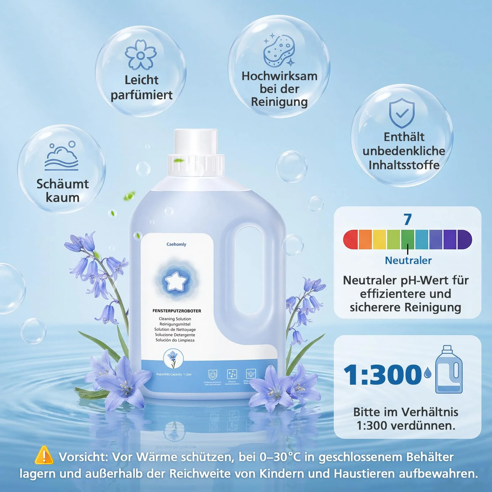 ECOVACS Winbot W1 PRO W2 W2 OMNI W2 PRO W2 PRO OMNI WINBOT MINI W2S W2S OMNI Płyn do czyszczenia 1L