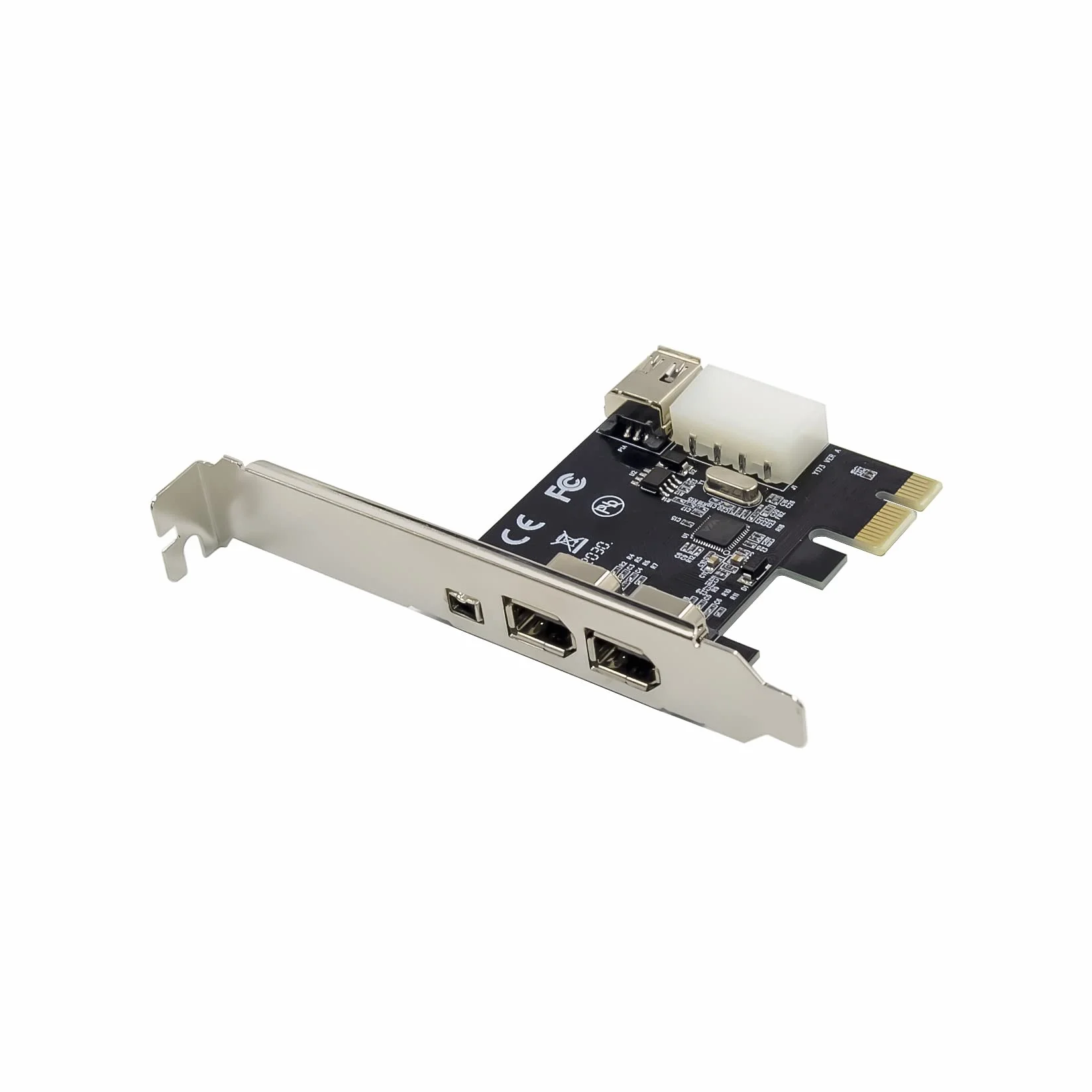 4 porte Firewire 4pin 9pin scheda di espansione PCI Express 1394B 1394A VIA VT6315 chipset adattatore PCI-E 1X a 1394 scheda audio
