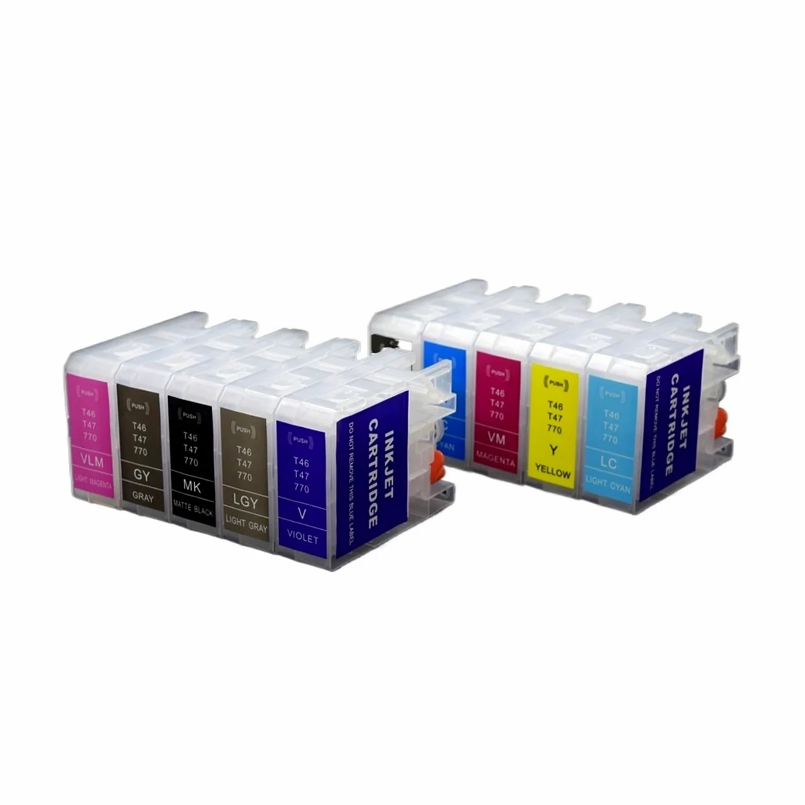 Compatibile con Epson, T46S T47A Cartuccia Inchiostro P700 P900 | SC-P700, SC-P900, P700, P900, Senza chip, Cartuccia d'inchiostro ricaricabile, Stampante