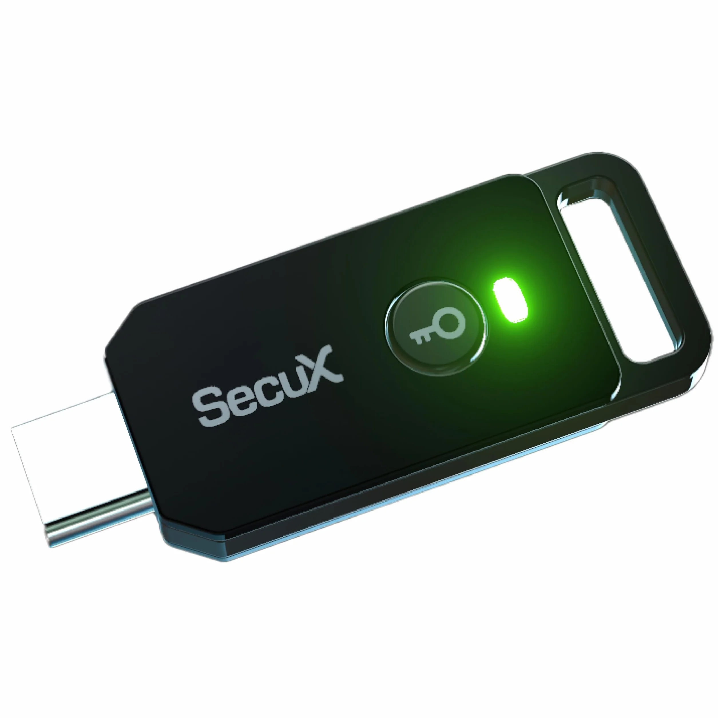 SecuX PUFido - Chiave di sicurezza USB-C con tecnologia PUF. Certificato FIDO2/U2F per l'accesso senza password o 2FA su Google, Microsoft e Facebook.
