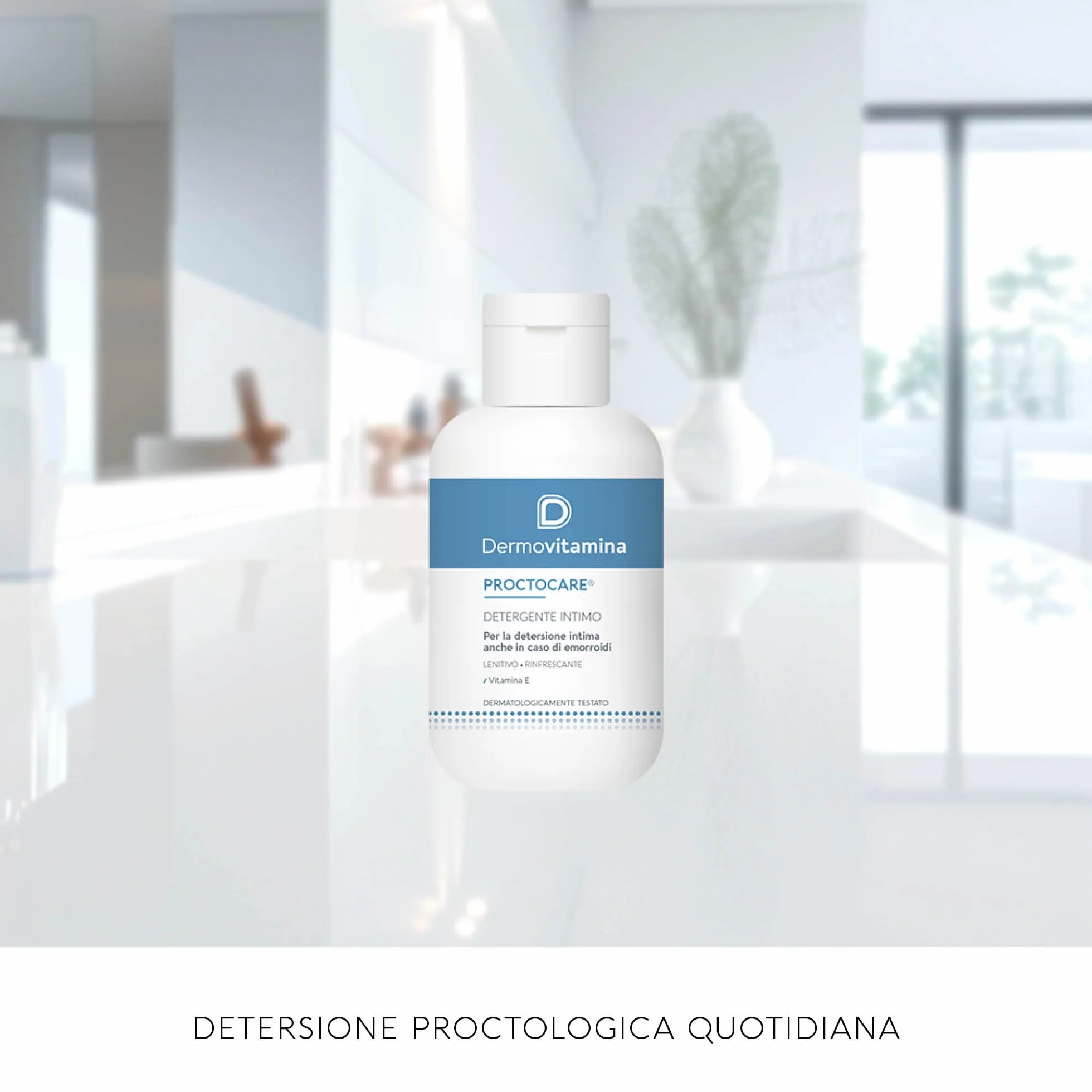 Dermovitamina Proctocare Detergente Intimo Lenitivo Rinfrescante con Vitamina E e Proteine d'Avena 150ml
