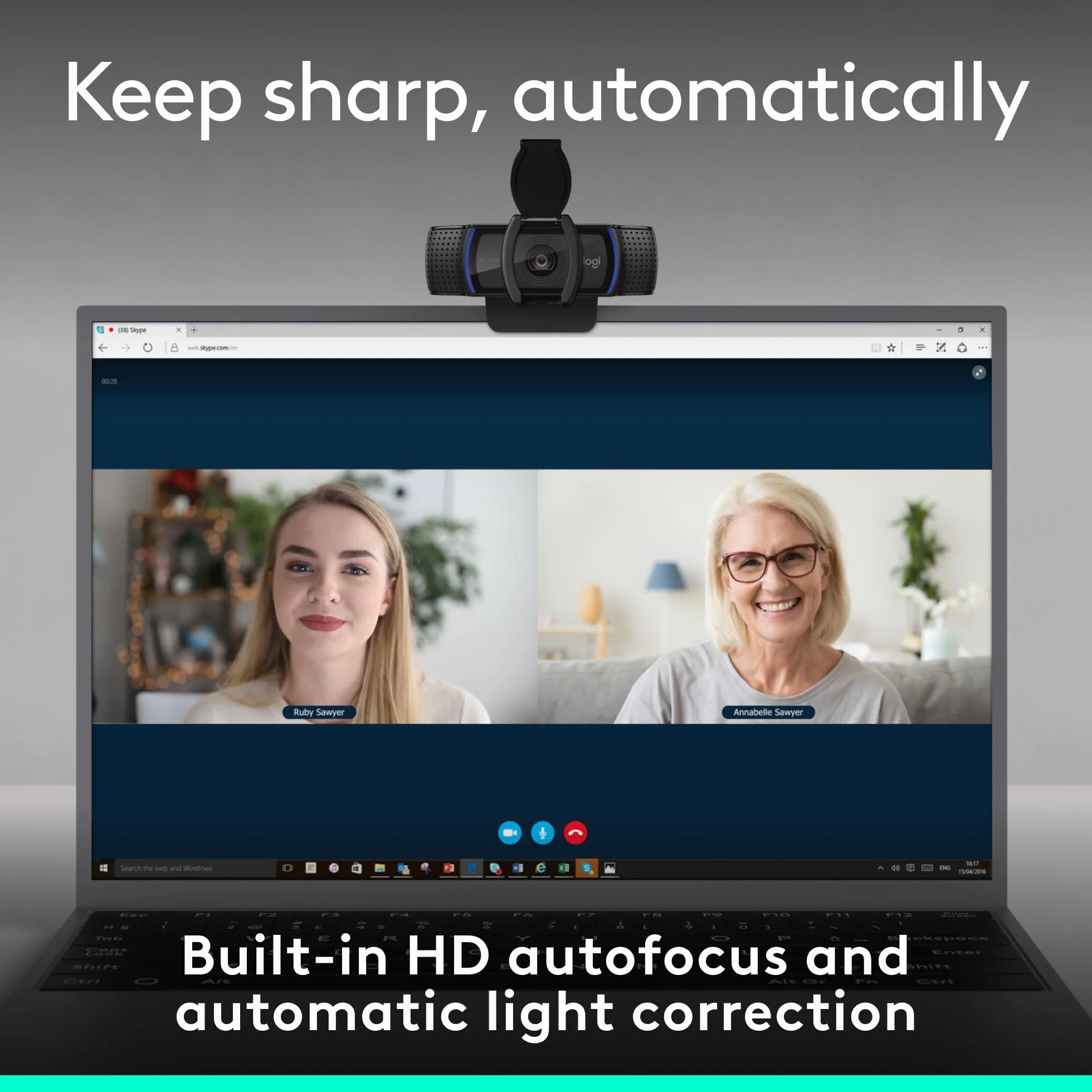 Logitech C920E HD 1080P Webcam Black