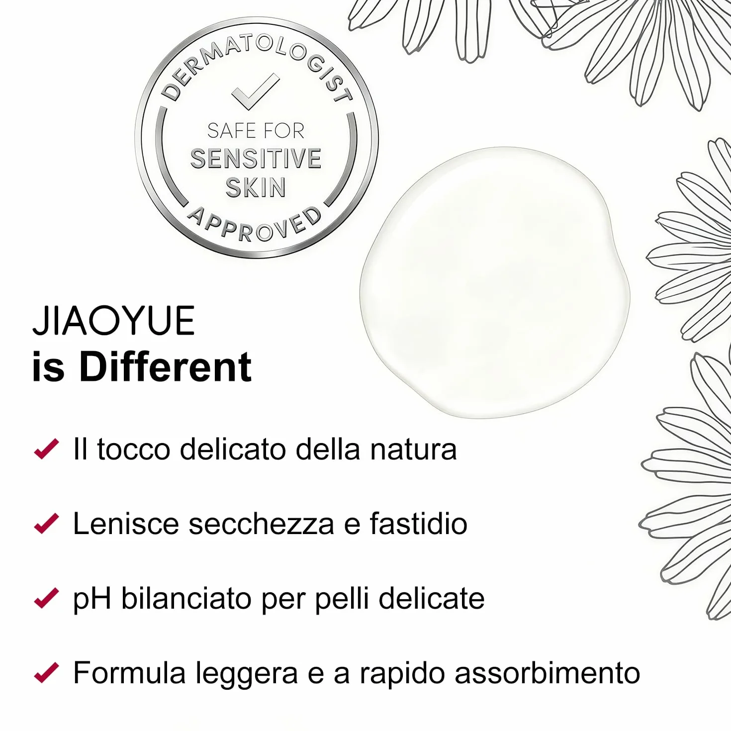 Lubrificante Ad Acqua Naturale Acido Ialuronico Camomilla Lenitivo Idratazione Duratura Pelli Sensibili 10Pcs