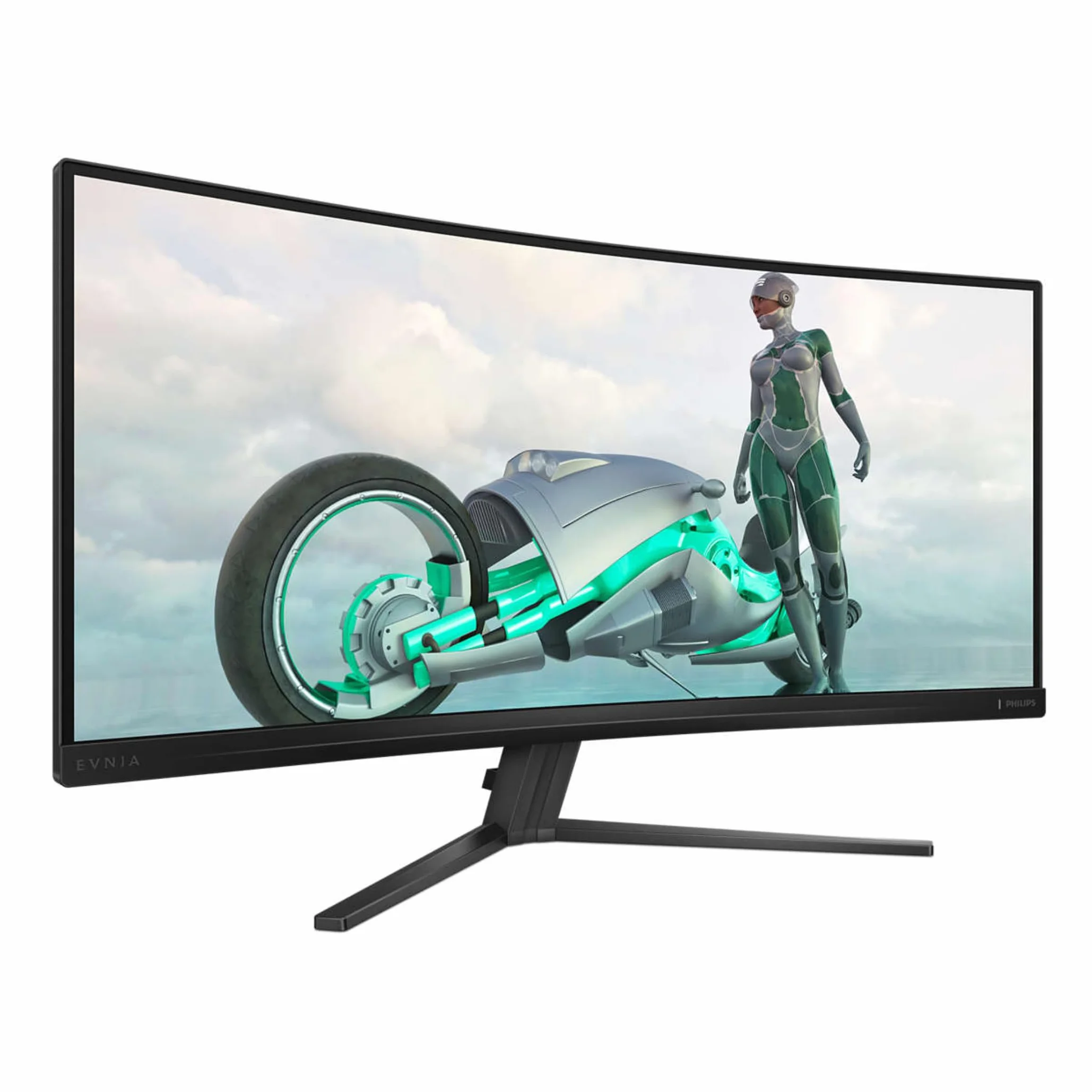Philips Gaming Monitor 34M2C3500L 34 pollici, Curvo, 3440x1440, UW-QHD, 180Hz, Fast VA Panel, 0.5ms MPRT, , (HDMI2x 2.0 DP 1x 1.4) Adaptive Sync, HDR10, FreeSync Premium, Grigio Scuro