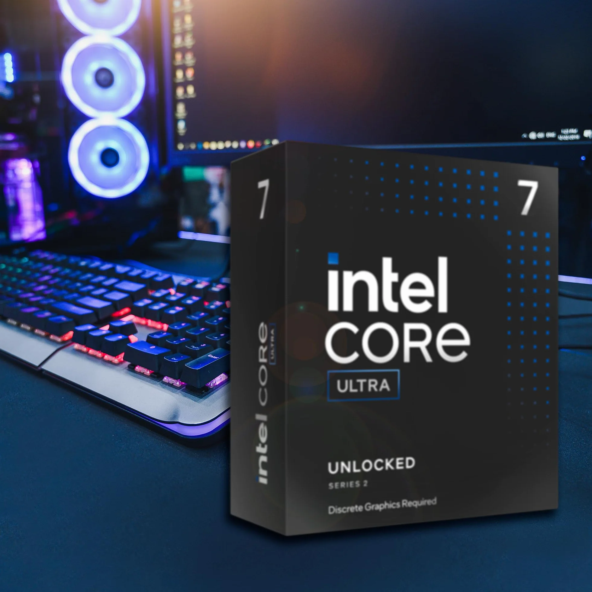 Intel® Core™ Ultra 7 per sistemi processore desktop 265KF 20 core 8 P-core + 12 E-core fino a 5,5 GHz, 7 265KF