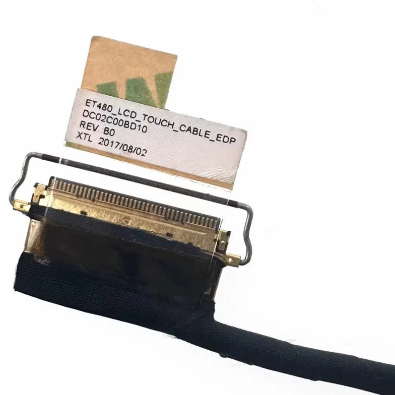 LCD per Laptop per FHD per EDP per WQHD QHD UHD per Lenovo per Thinkpad T480 A485 ET480 01YR501 DC02C00BC00 01YR502 01YR503(01YR501 DC02C00BC00)