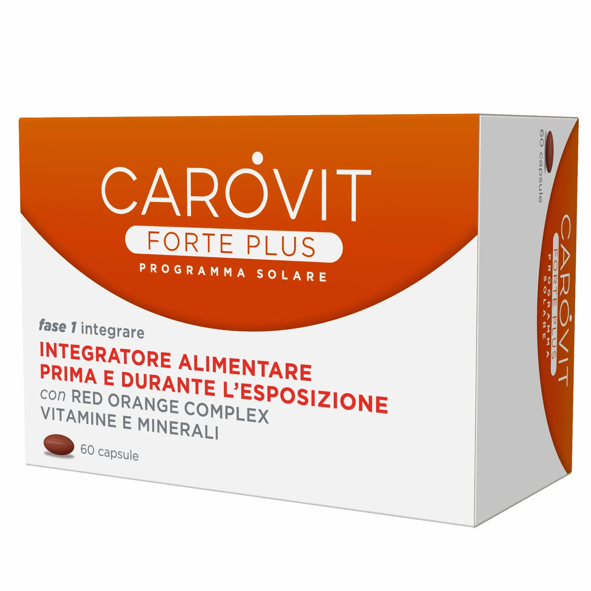 Carovit Forte Plus Integratore Abbronzatura 60 Capsule Vitamine E C B2