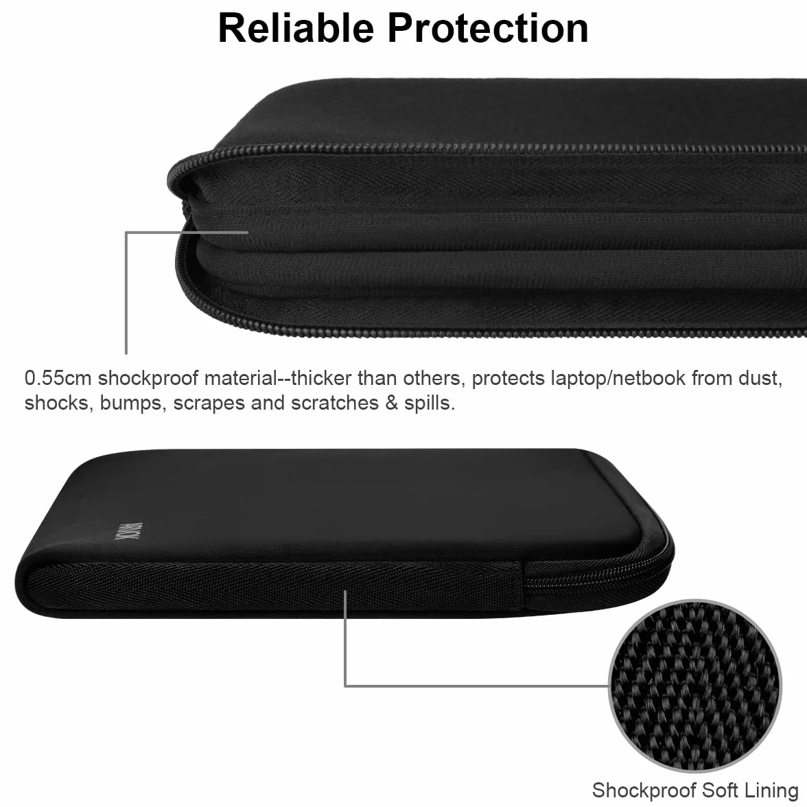Arvok 15 15,6 16 Pollici Sleeve per Laptop/Impermeabile Custodia di Neoprene Borsa/Caso Protettiva/Borsa da Trasporto per MacBook/Acer/Dell/Lenovo/HP/Samsung/Sony/Toshiba/Ultrabook