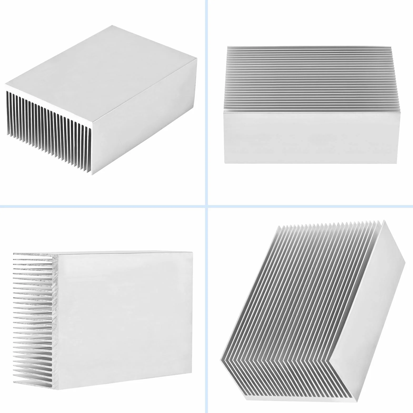 Dissipatore di Calore in Alluminio, Dissipatore di Calore, Chip di Raffreddamento per Ridurre Il Rischio di Guasti Hardware Dovuti a Surriscaldamento, Adatto per Computer, Circuito Integrato