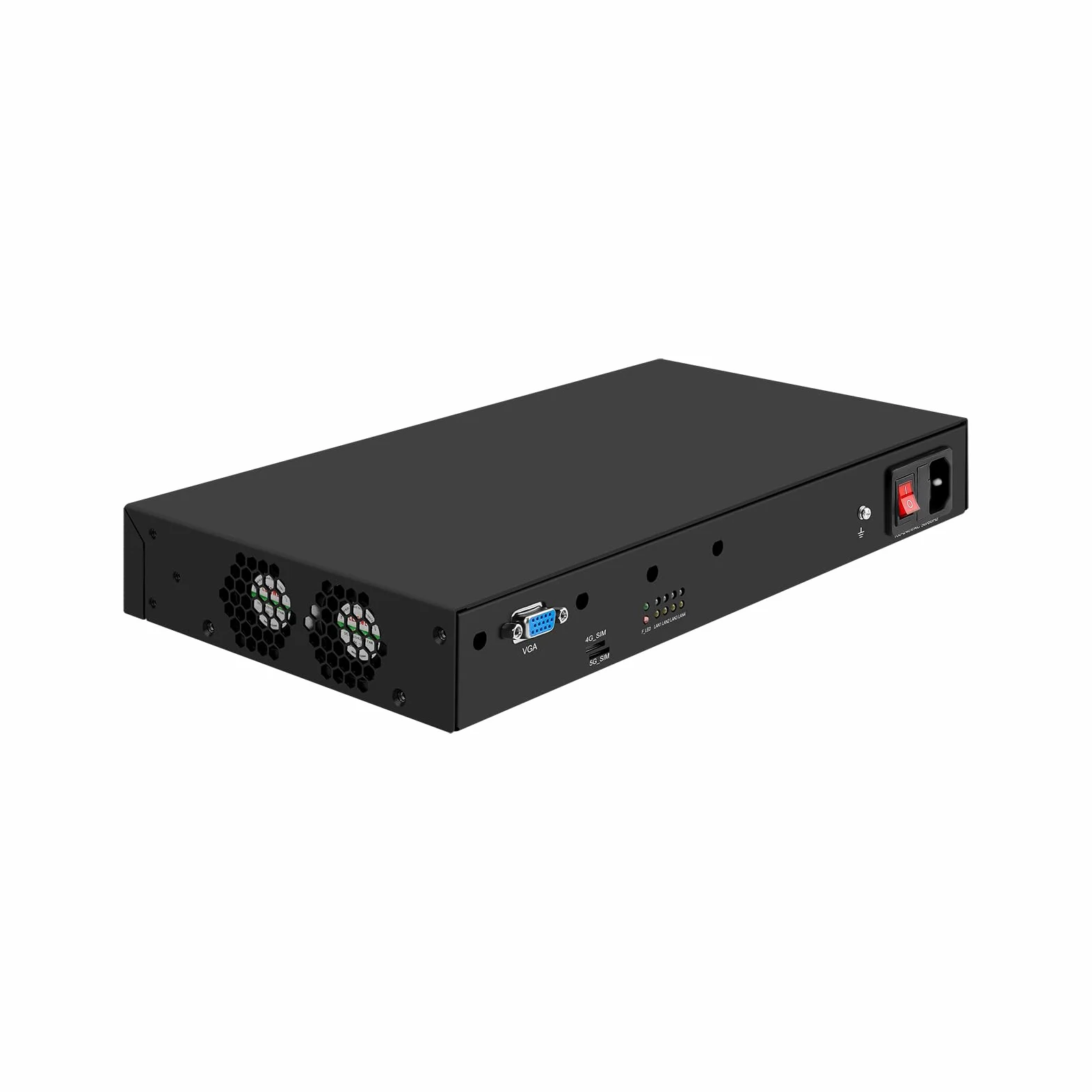 Firewall Hardware 13 Inch Appliance, PFSense, OPNsense, VPN, Router PC, N150, RJ72, 4 x 2.5GbE LAN, Console, HDMI, VGA, Dual SIM Slot, TPM2.0, 16G RAM, 512G SSD
