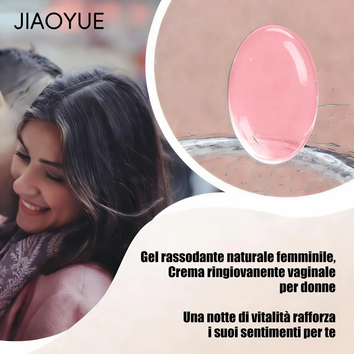 Gel astringente vaginale naturale idrata lubrifica ripara rassoda secchezza vaginale 4 pz