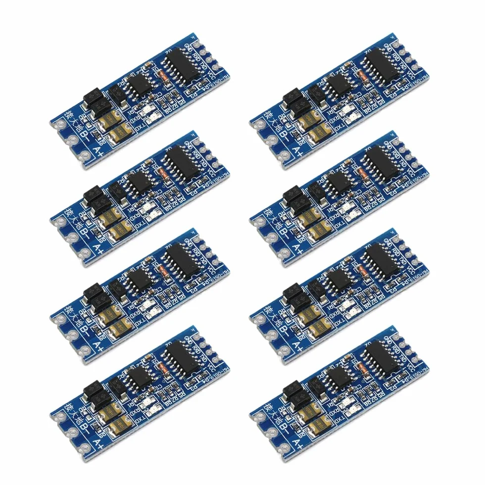 GERUI 8 pezzi SinglechipTTL per RS485 485 a Serial Port UART Level Converter Modulo UART per RS485 Convertitore 3.3V 5VRS485 a per il controllo automatico del flusso hardware TTL.