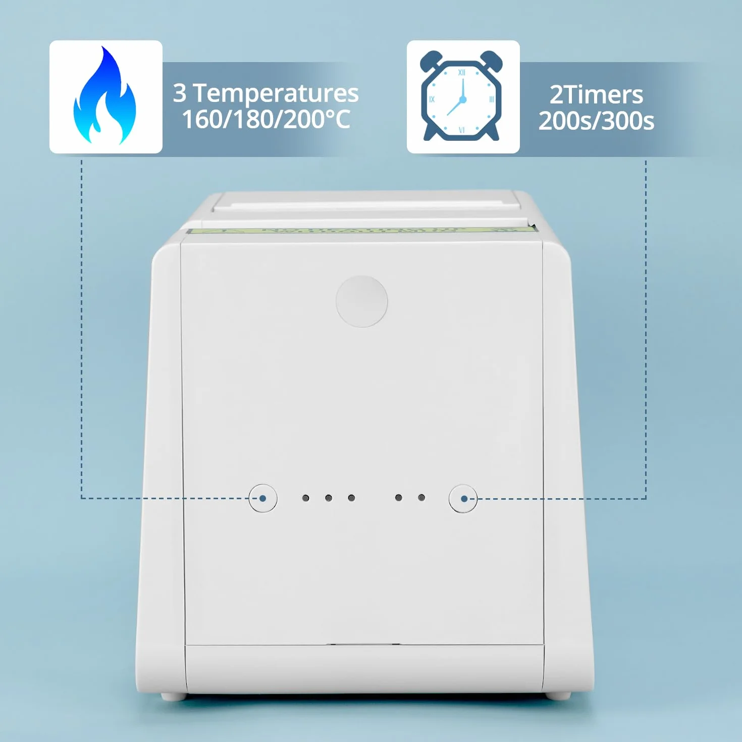 QWORK® Pressa per sublimazione per tazze da 350 ml - 3 impostazioni di temperatura 160/180/200℃ e 2 timer 200s/300s - Compatibile con inchiostro infusibile e fogli di trasferimento