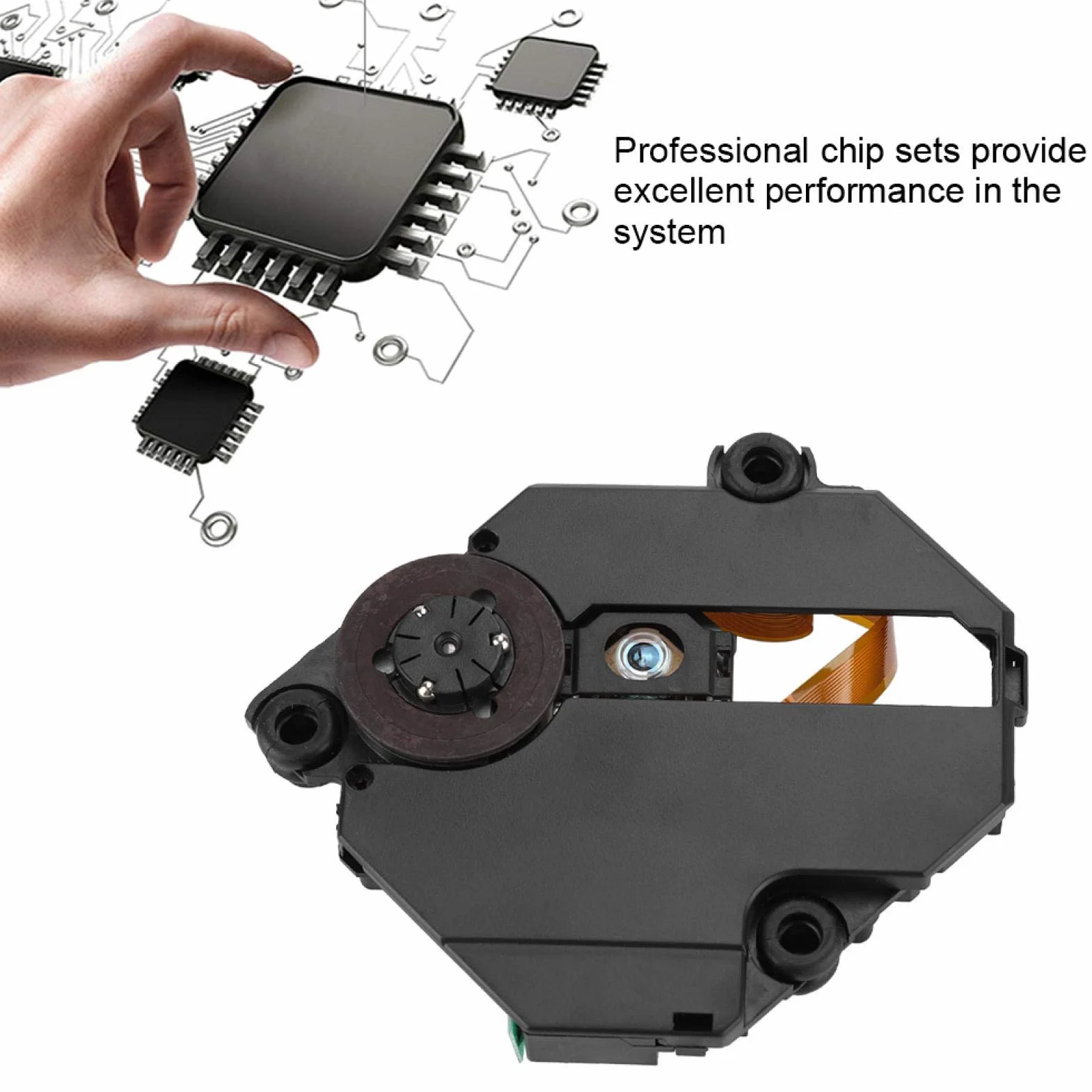 Diyeeni Lente Ottica di Ricambio con Alta precisione e accuratezza, Compatibile con Console di Gioco PS1 KSM-440AEM