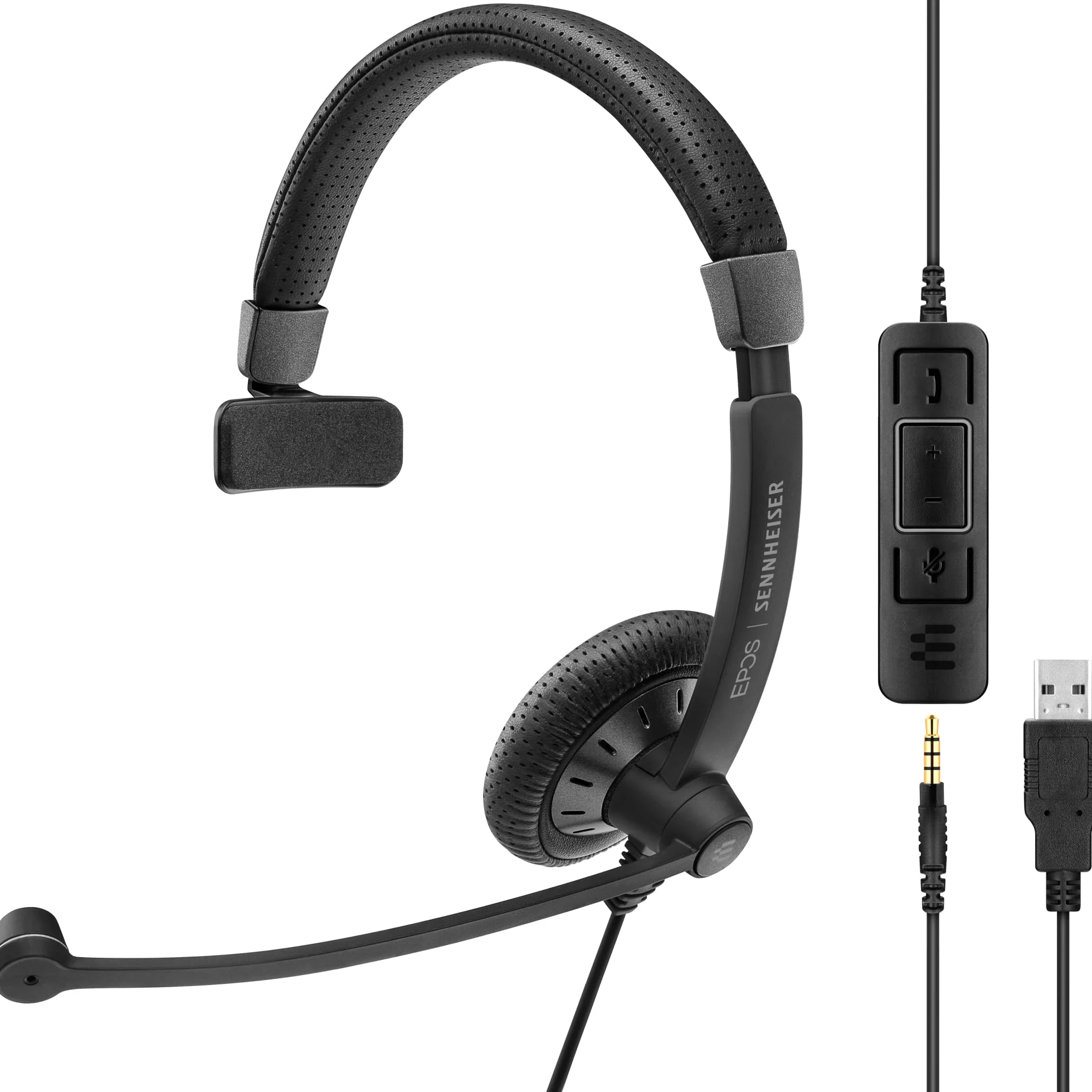 EPOS SENNHEISER Impact SC 45 USB MS Cuffie cablate Padiglione auricolare chiamate/musica USB tipo A Nero