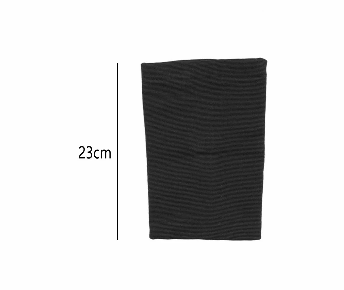 Fascia Elastica Support Bandage Compressione Coscia Ginocchia Tutore Gamba Sport Fitness Unisex Black 2