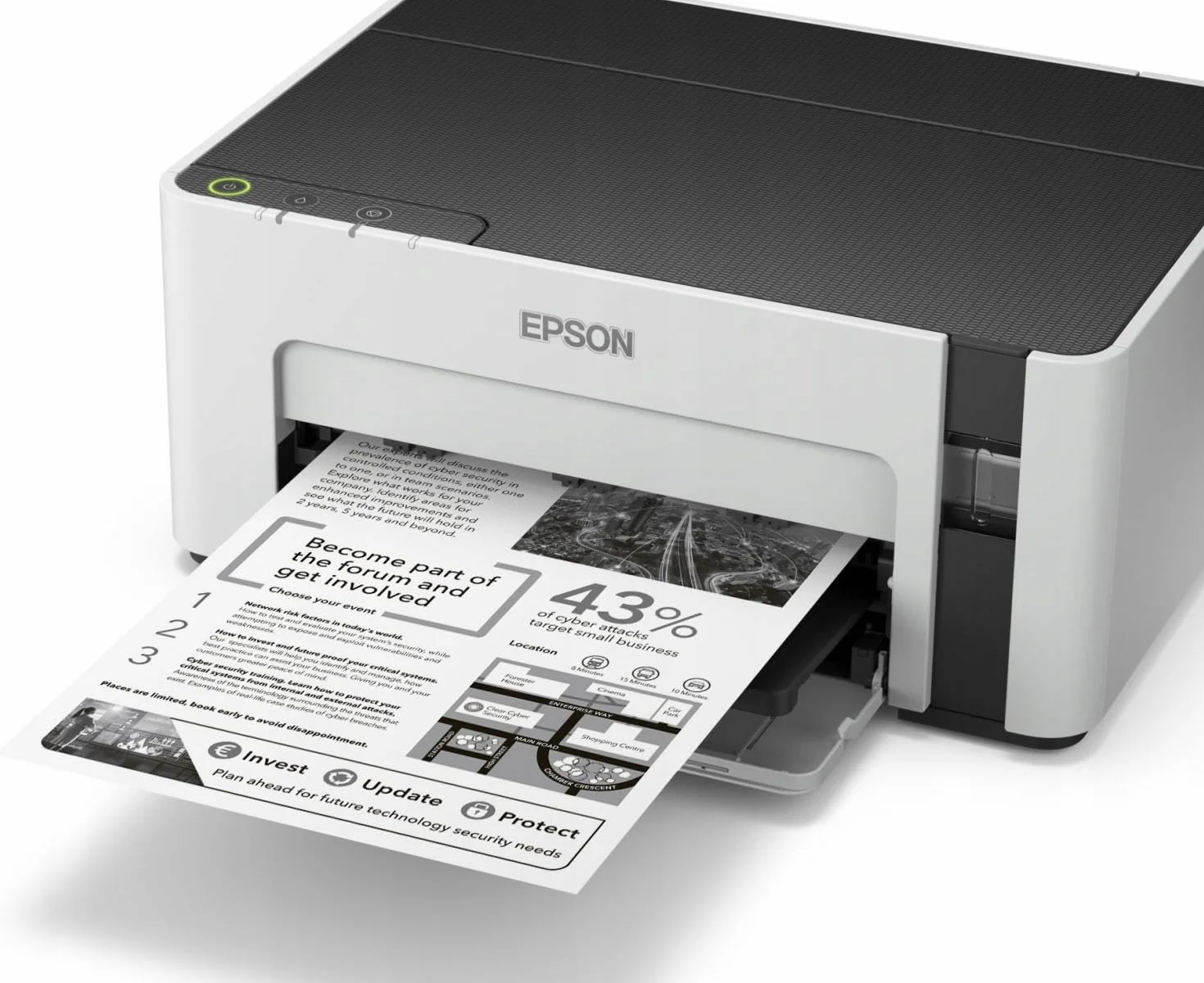 Epson IMPRESORA DE INYECCIÃ“N DE TINTA ECOTANK M1100 1440 X 720 DPI A4