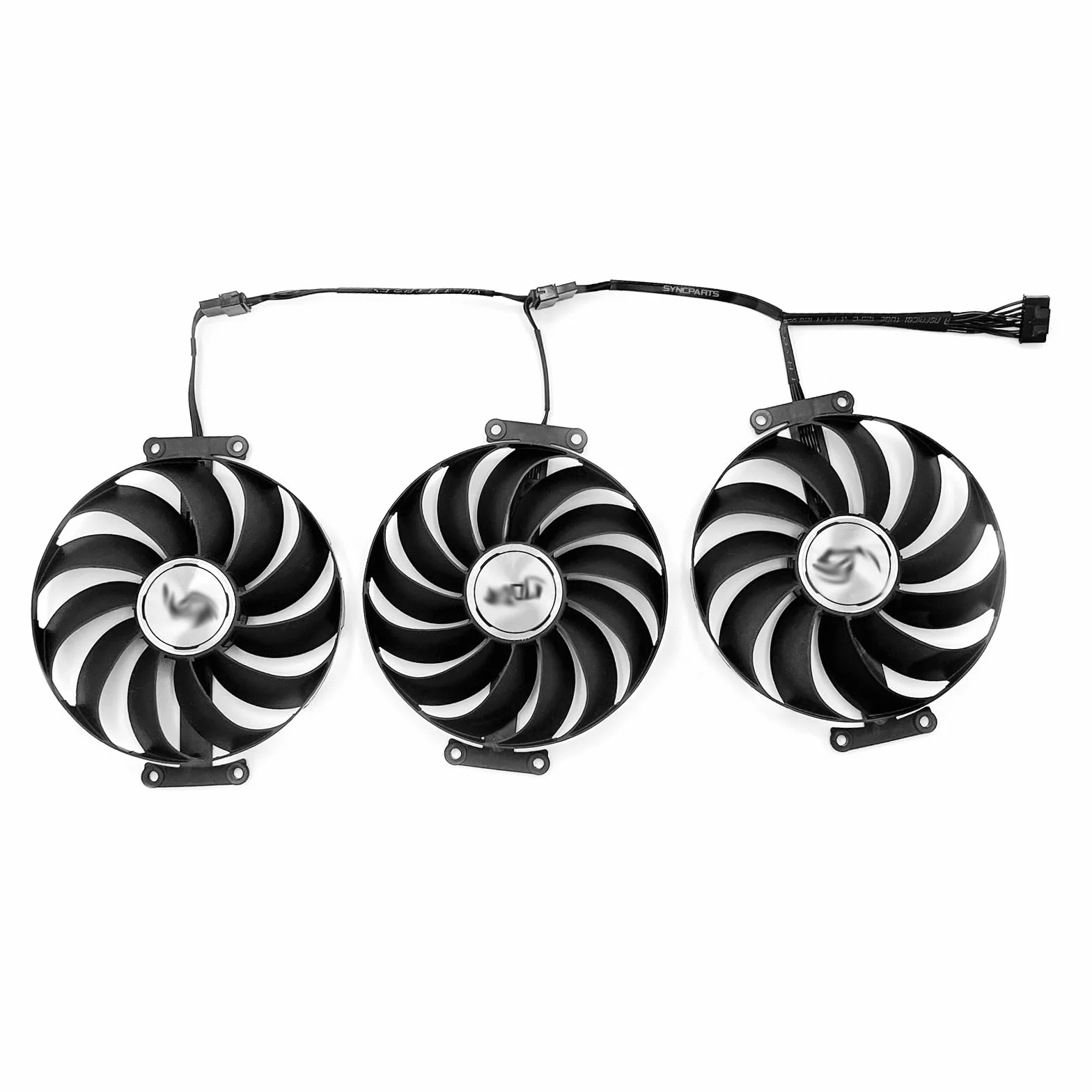SISS Ventola per scheda grafica 95 mm T129215SU/CF1010U12S/CF1010U12D per ASUS ROG Strix GeForce RTX 3080 Ti, RTX 3070/3070 Ti 3090 RX 6900 XT 6700 XT 6800 (S) Set da 3 pezzi