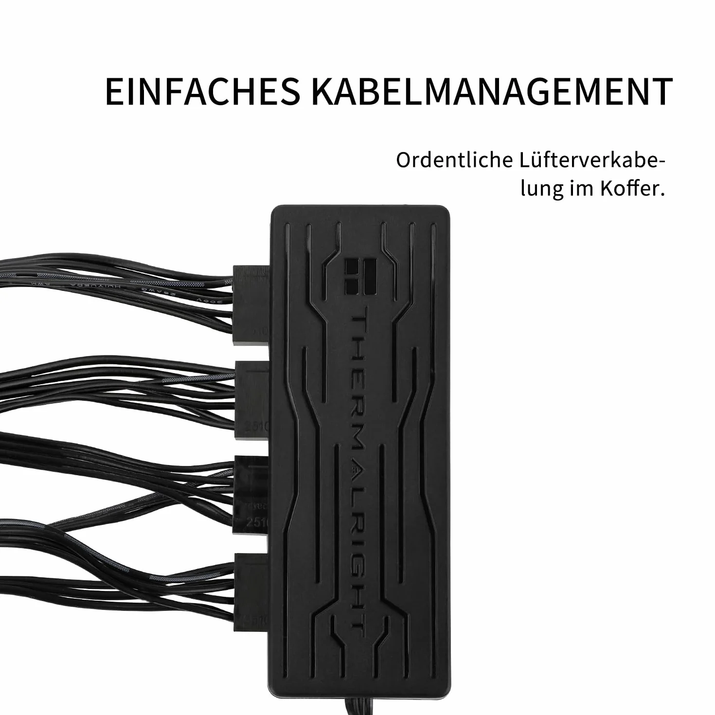 Thermalright FAN HUB X4 Controller Ventola PC 4 Pin 12 V PWM SATA