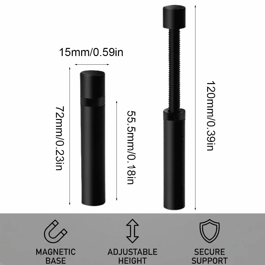 Supporto Scheda Grafica GPU, Supporto Scheda Video, Grafica Altezza Regolabile con Magnete e Foglio Antiscivolo, per Scheda Video Universale(75-120mm)