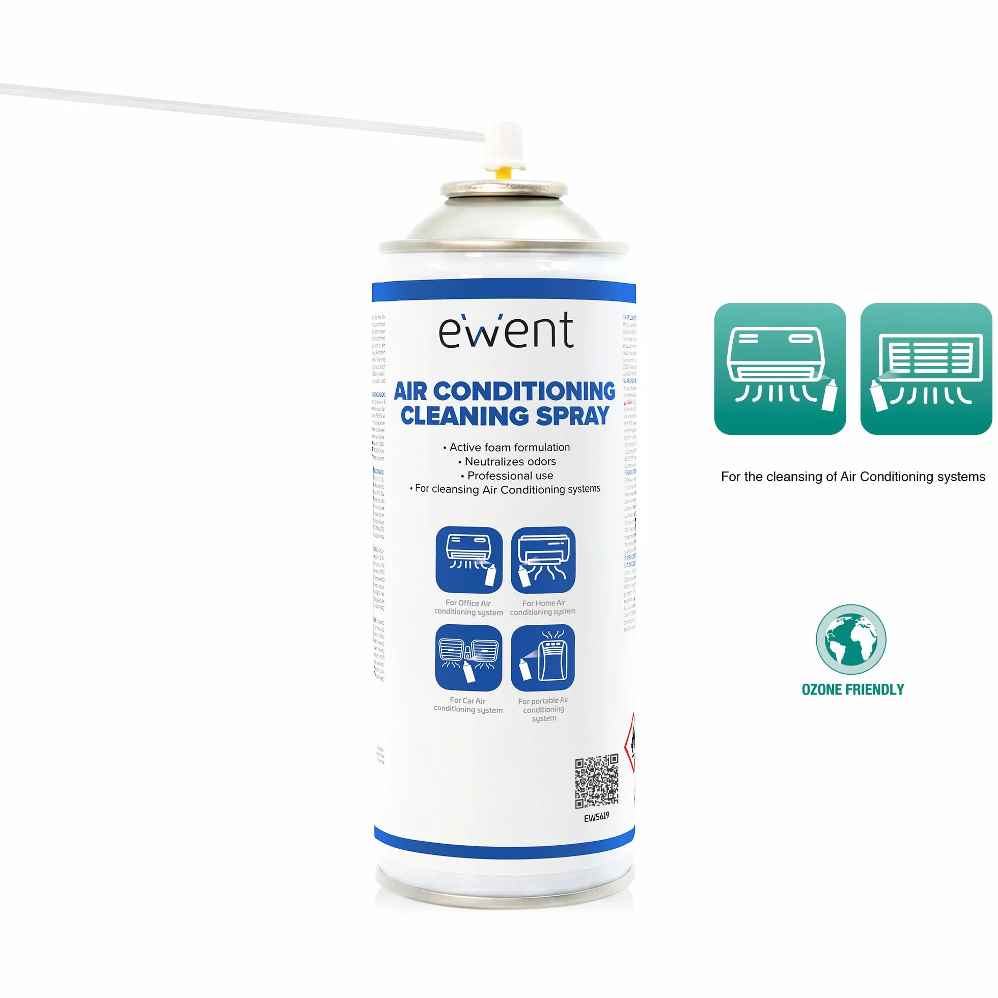 Ewent EW5619 Spray Igienizzante detergente aria condizionata 400ml