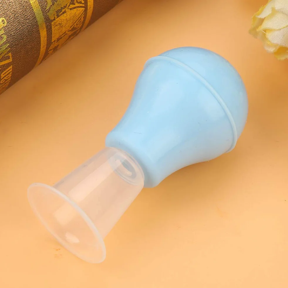 Correttore Capezzoli in Silicone Morbido per Allattamento, Aspirazione Ingrandimento, Capezzoli Piatti Invertiti (Blu)