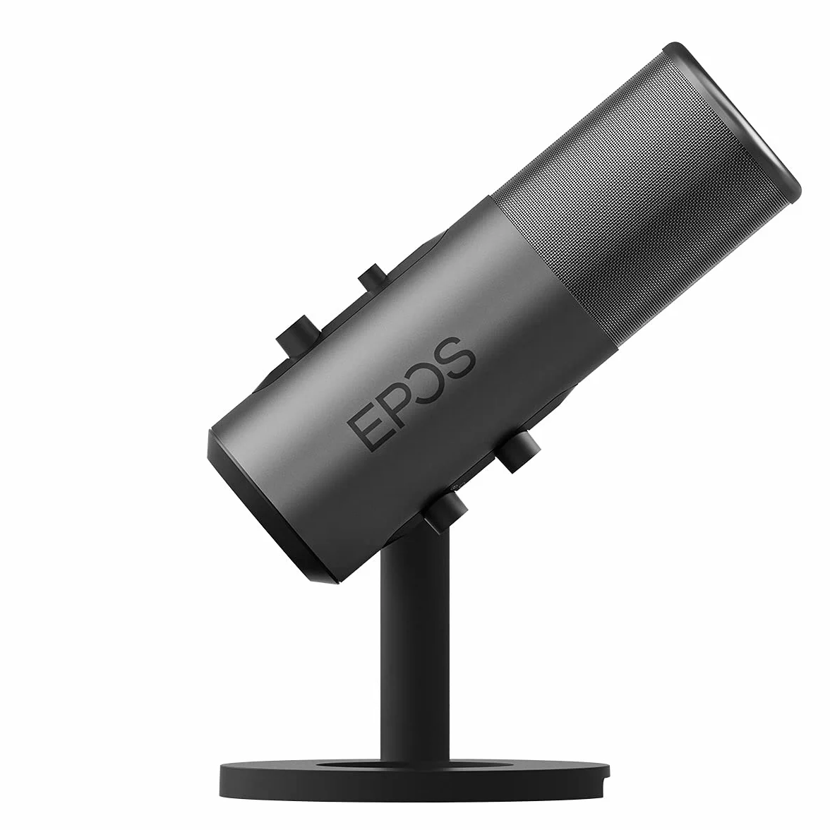 EPOS Microfono per PC B20 - Cavo da 2,9 m - Microfono USB C di Alta Qualità con Controlli Audio - Microfono Gaming Compatibile con PC, Mac e PS4/5 - Supporto Microfono Incluso, Gray