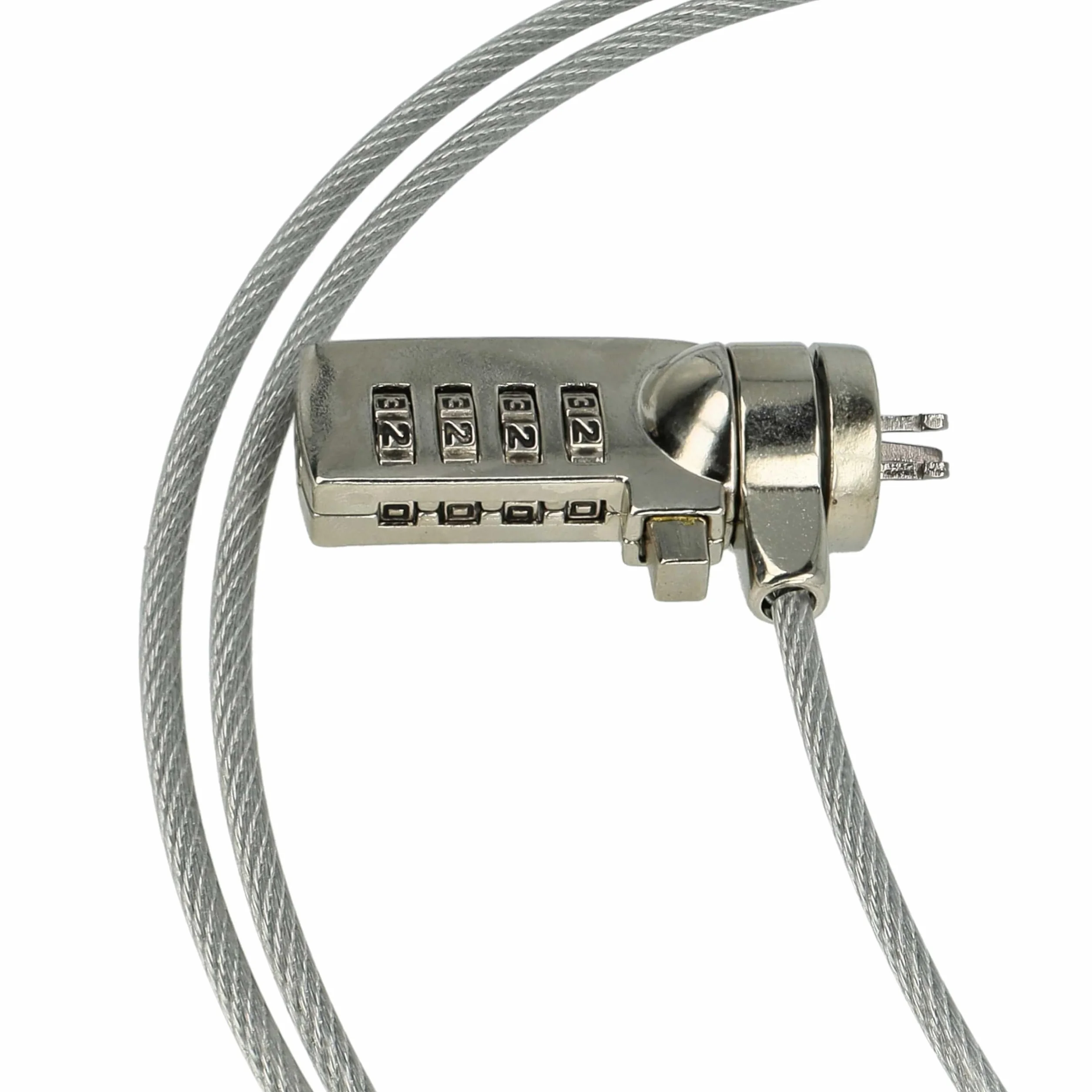 vhbw Kensington Compatibile con Laptop Notebook - Cavo di Sicurezza con Serratura a Combinazione numerica, 1,8 m