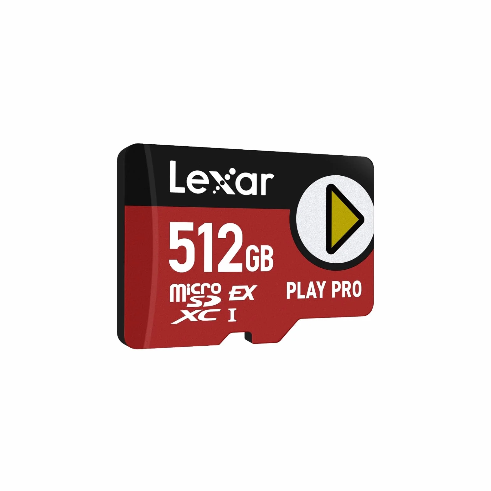 Lexar PLAY PRO Scheda MicroSDXC Express 512GB, fino a 900MB/s lettura, 600MB/s scrittura, ottimizzata per gaming, A2, 4K, ad alta velocità per console portatili, Switch, dispositivi di gioco portatili