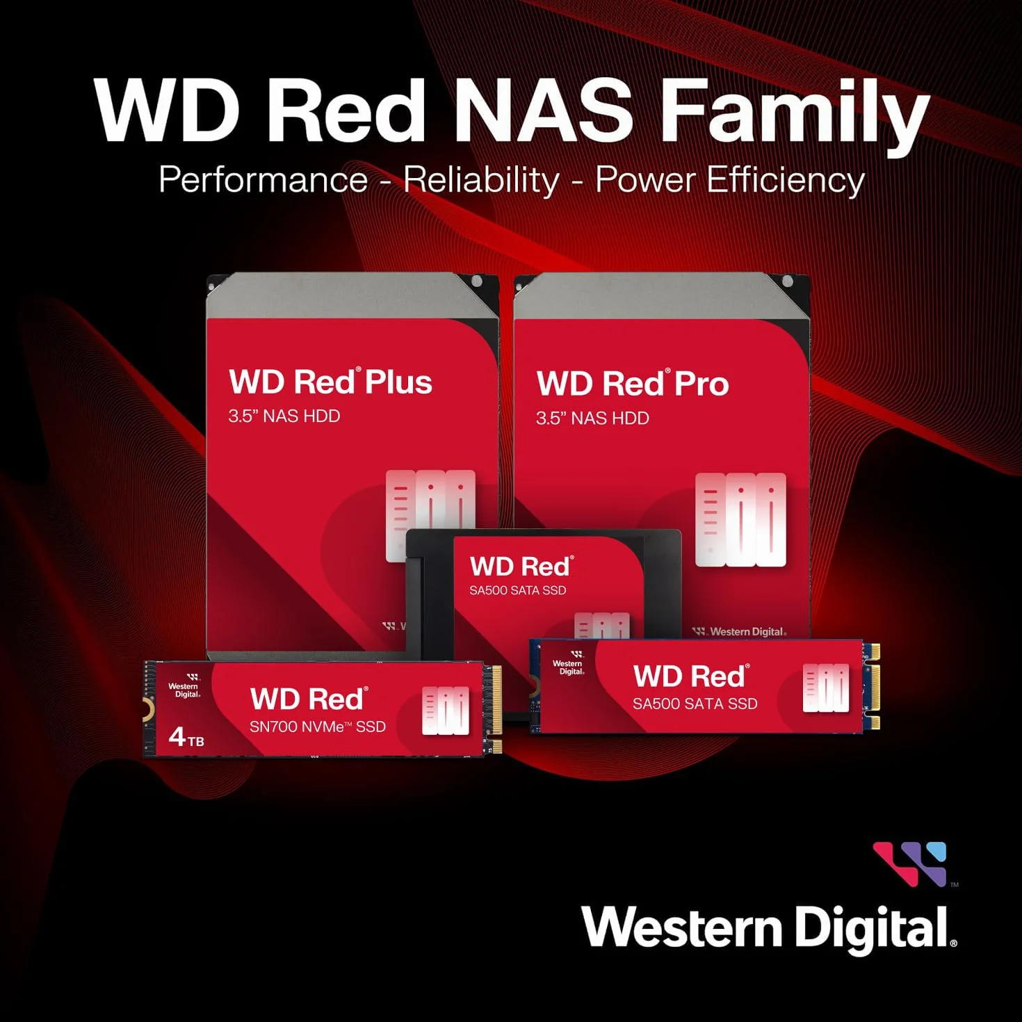 WD Red Pro 8TB NAS Hard Disk Interno 3,5" - 7200 RPM, SATA 6 Gb/s, CMR, Cache da 256MB