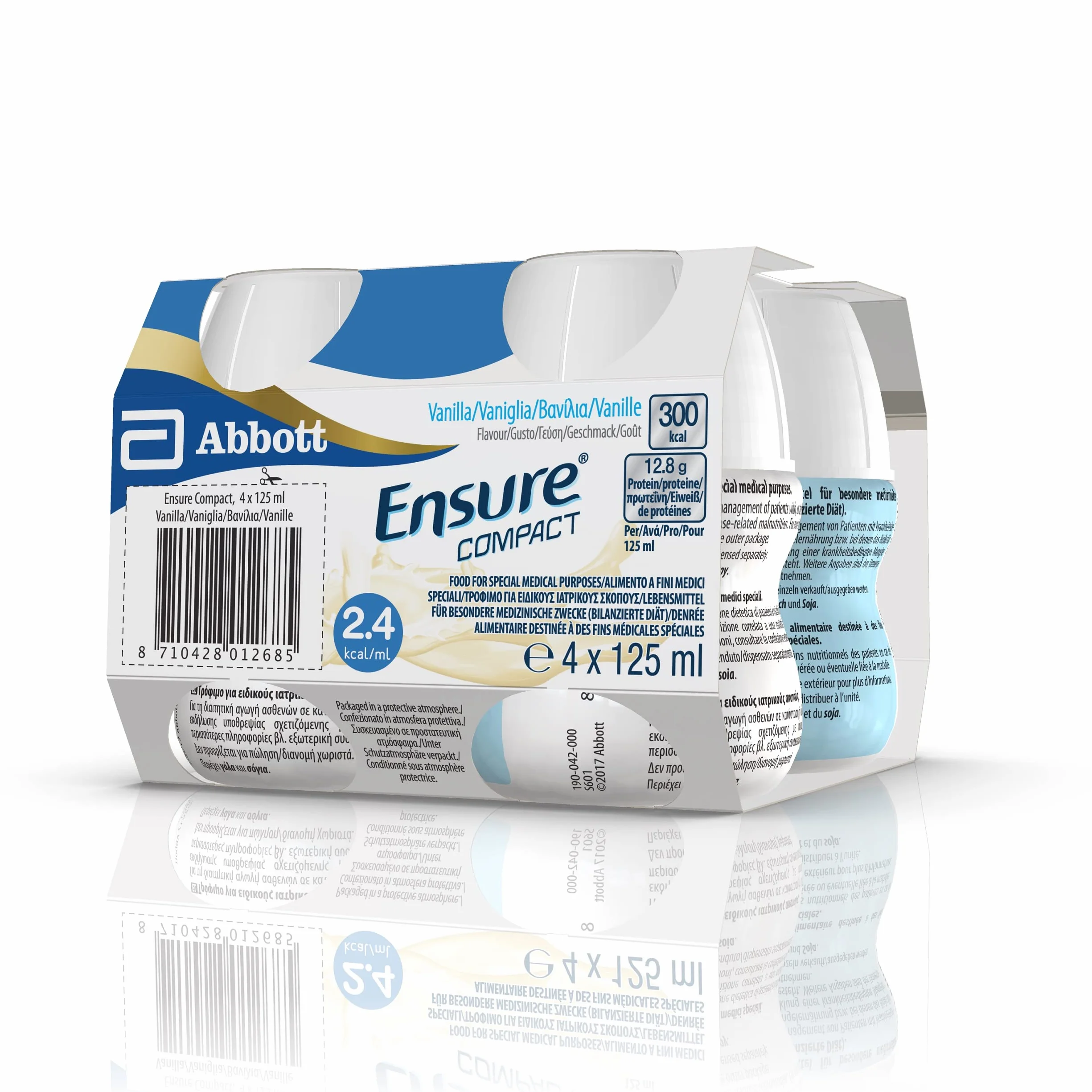 Ensure Compact Supplemento Alimentare Proteico Bevanda 4x125ml Vaniglia