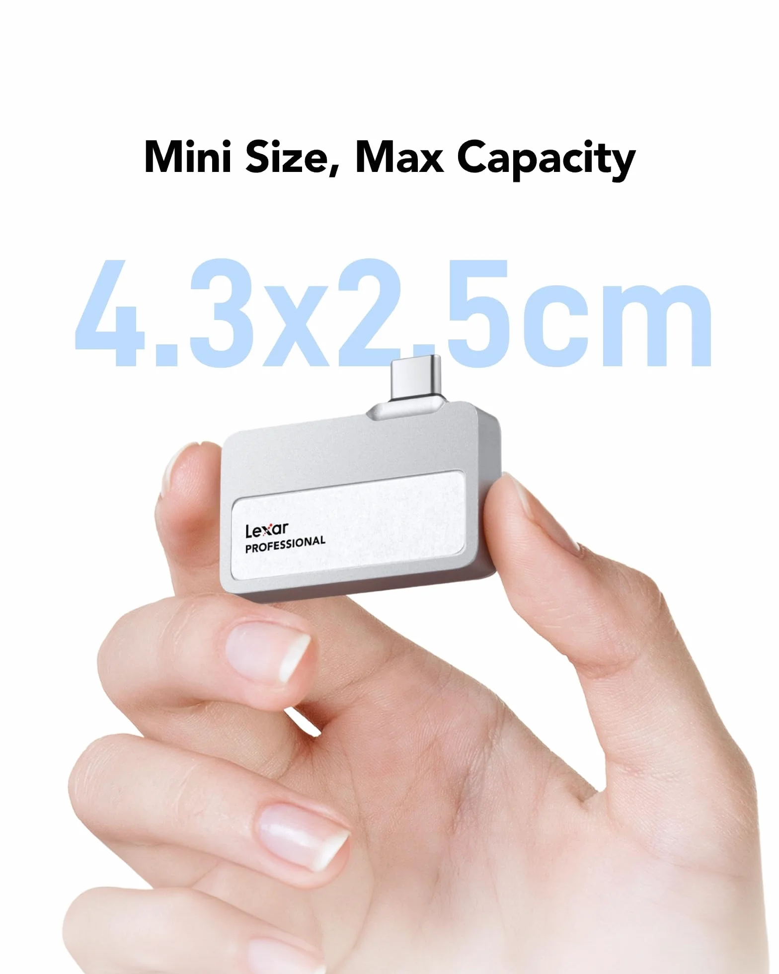 Lexar Professional Go Portable SSD (Go with Hub, 2TB)
