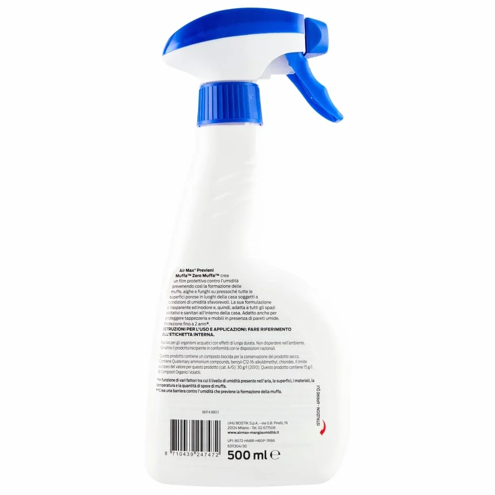 Air Max Previeni Muffa Zero Muffa Flacone 500ml