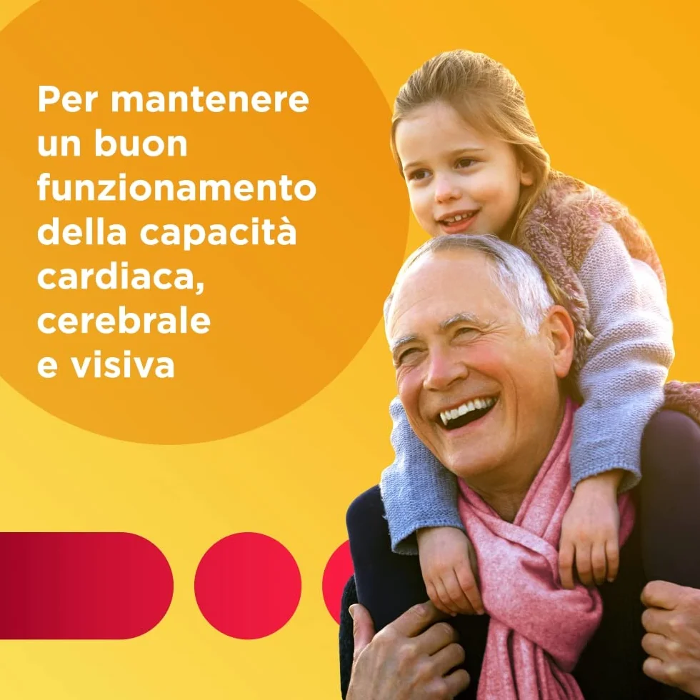 Multicentrum Omega3 Cuore Mente Vista Boost Omega 3 Integratore Alimentare EPA DHA Tripla Azione Funzione Cardiaca Cerebrale Visiva 120 mini perle
