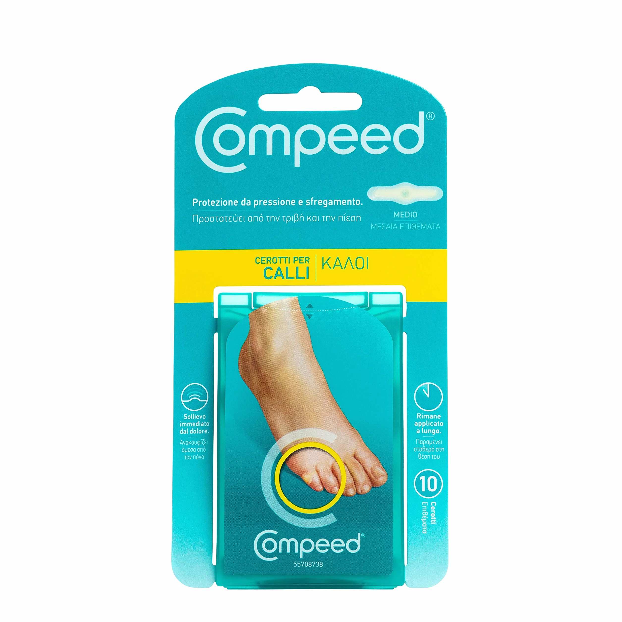 Compeed Cerotti Per Calli Formato Medio 10 Unità