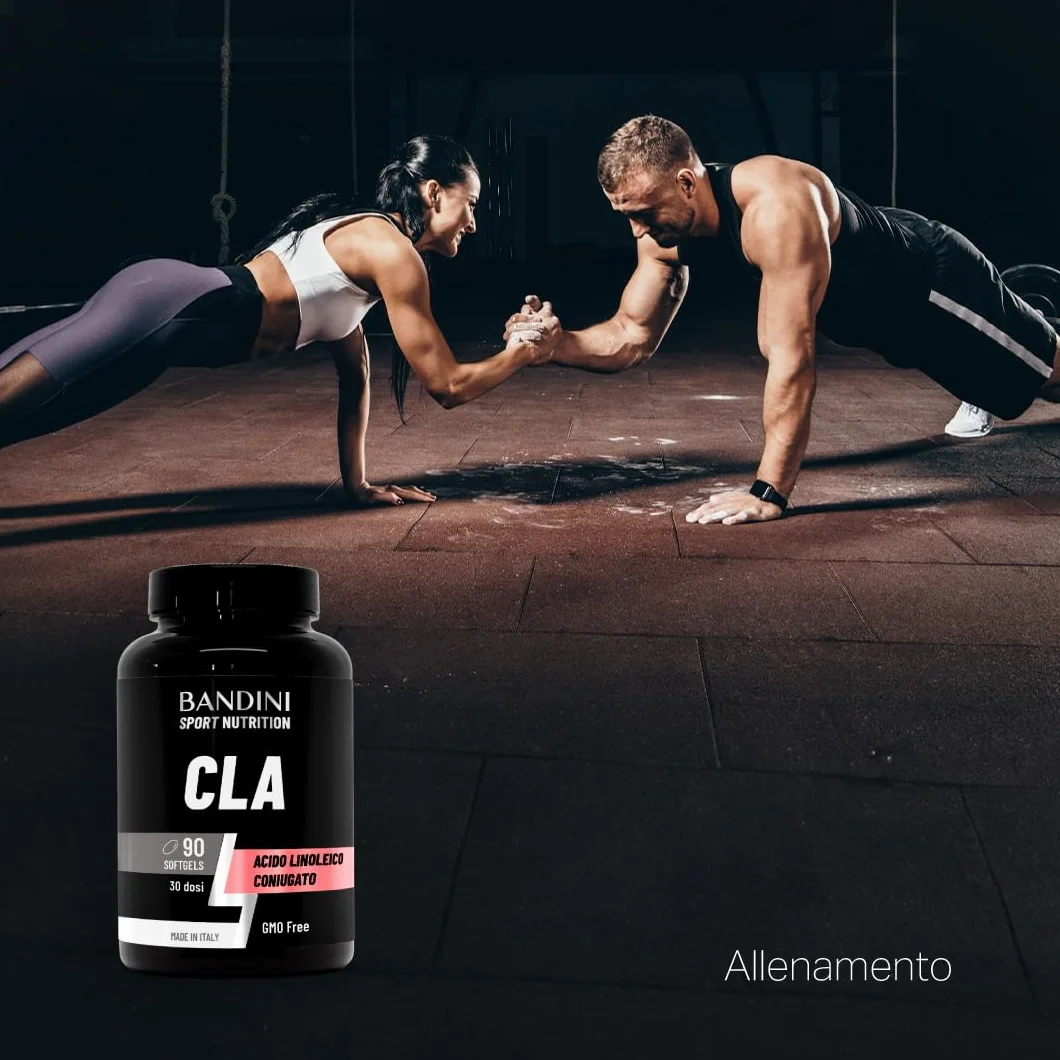 Bandini CLA 3.200mg Integratore Acido Linoleico Coniugato Olio di Cartamo Puro Omega 6 90 Capsule Molli