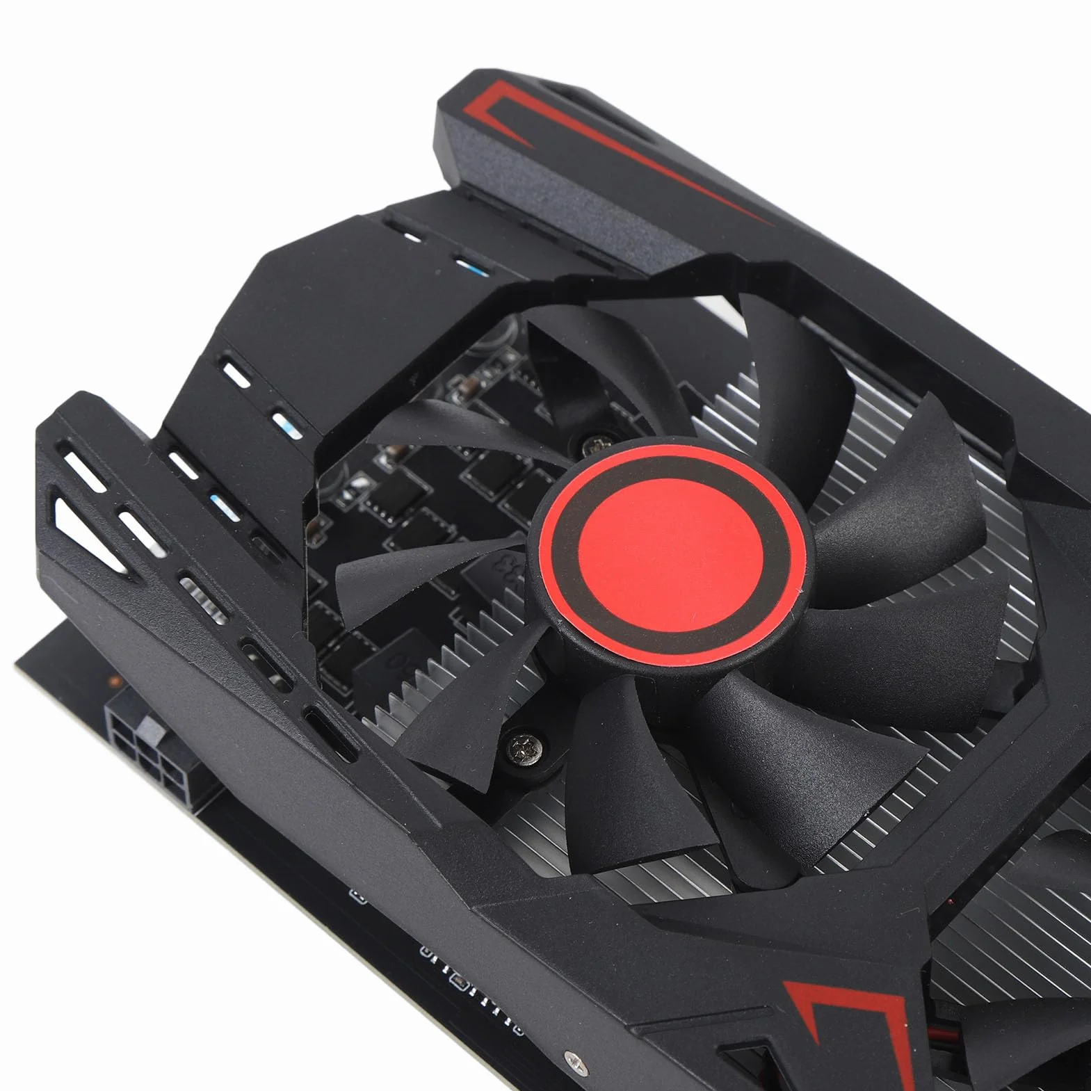 HERCHR Scheda Grafica Video per PC, Slot PCIE 2.0 16X a Doppia Ventola GDDR5 da 6 GB 16X Supporta Interfaccia Multimediale DVI VGA HD Scheda Video da Gioco per PC Desktop