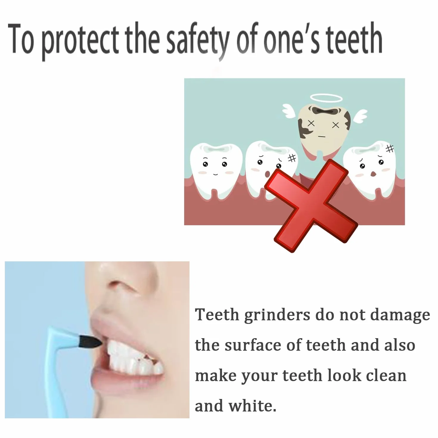 Smacchiatore Denti Professionale 3 Pezzi Rimozione Tartaro Sbiancante Denti per Apparecchi Ortodontici