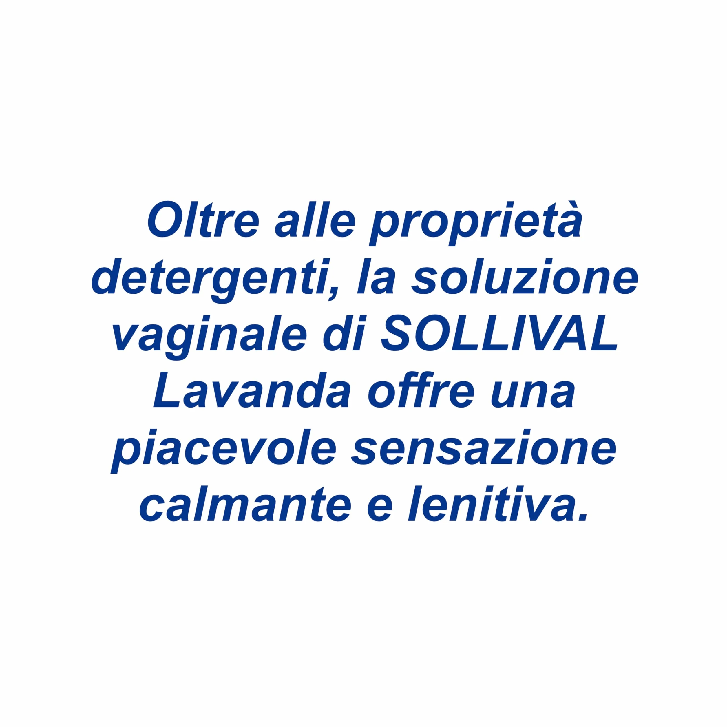 SOLLIVAL LAVANDA Soluzione Vaginale Calmante e Rigenerante 4x100ml Dispositivo Medico