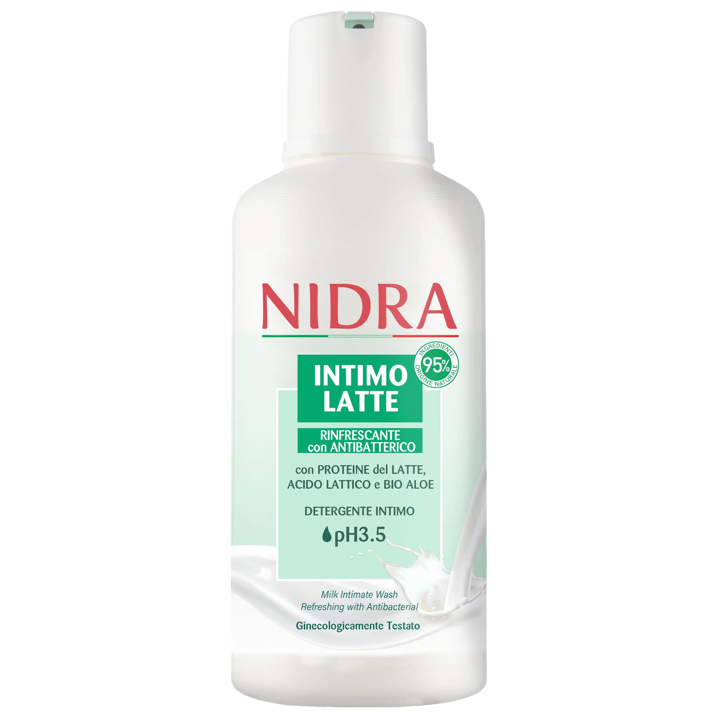 NIDRA Detergente Intimo Rinfrescante con Antibatterico 500 ml