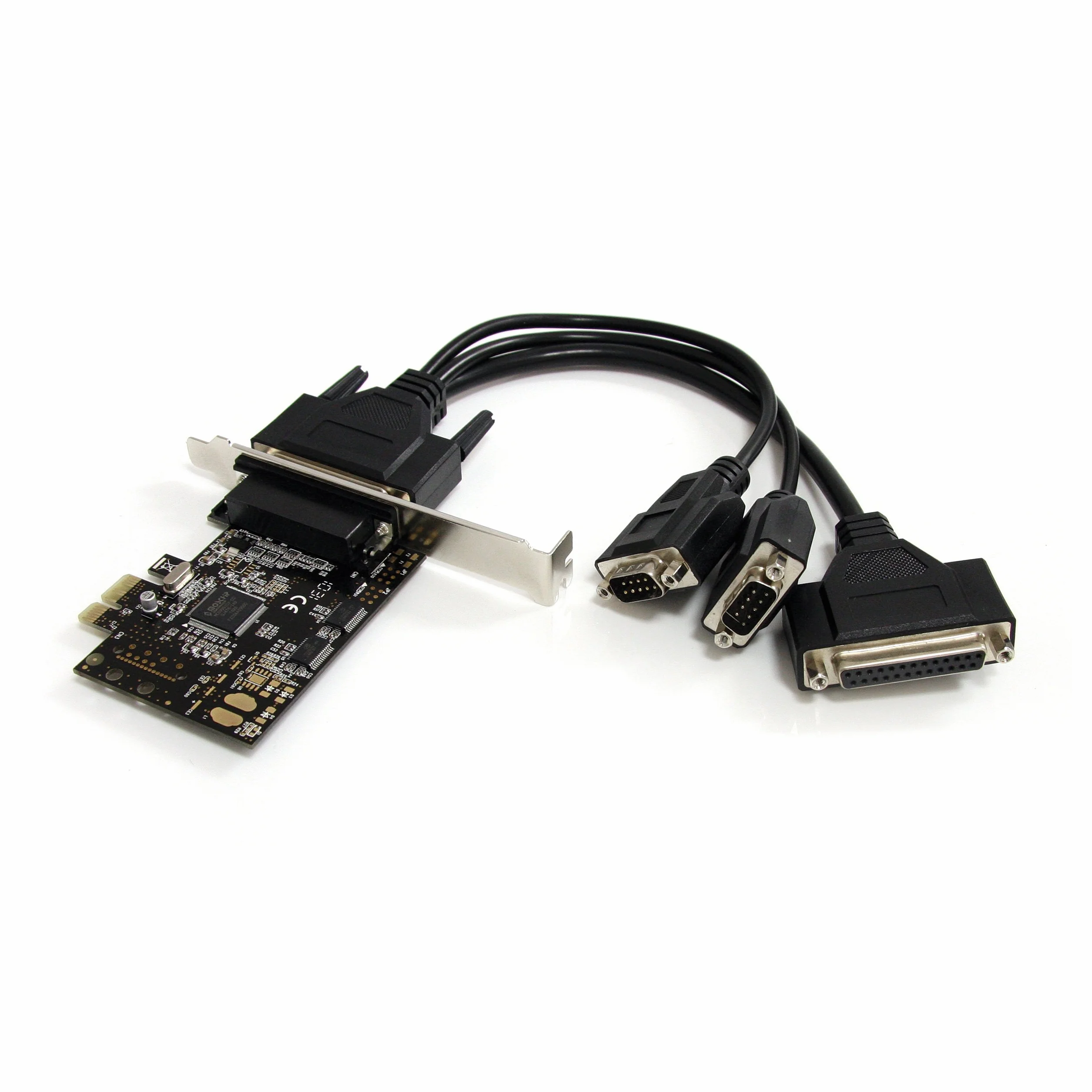 Startech.com Scheda Seriale/Parallela PCI Express 2S1P con Cavo di Ripartizione
