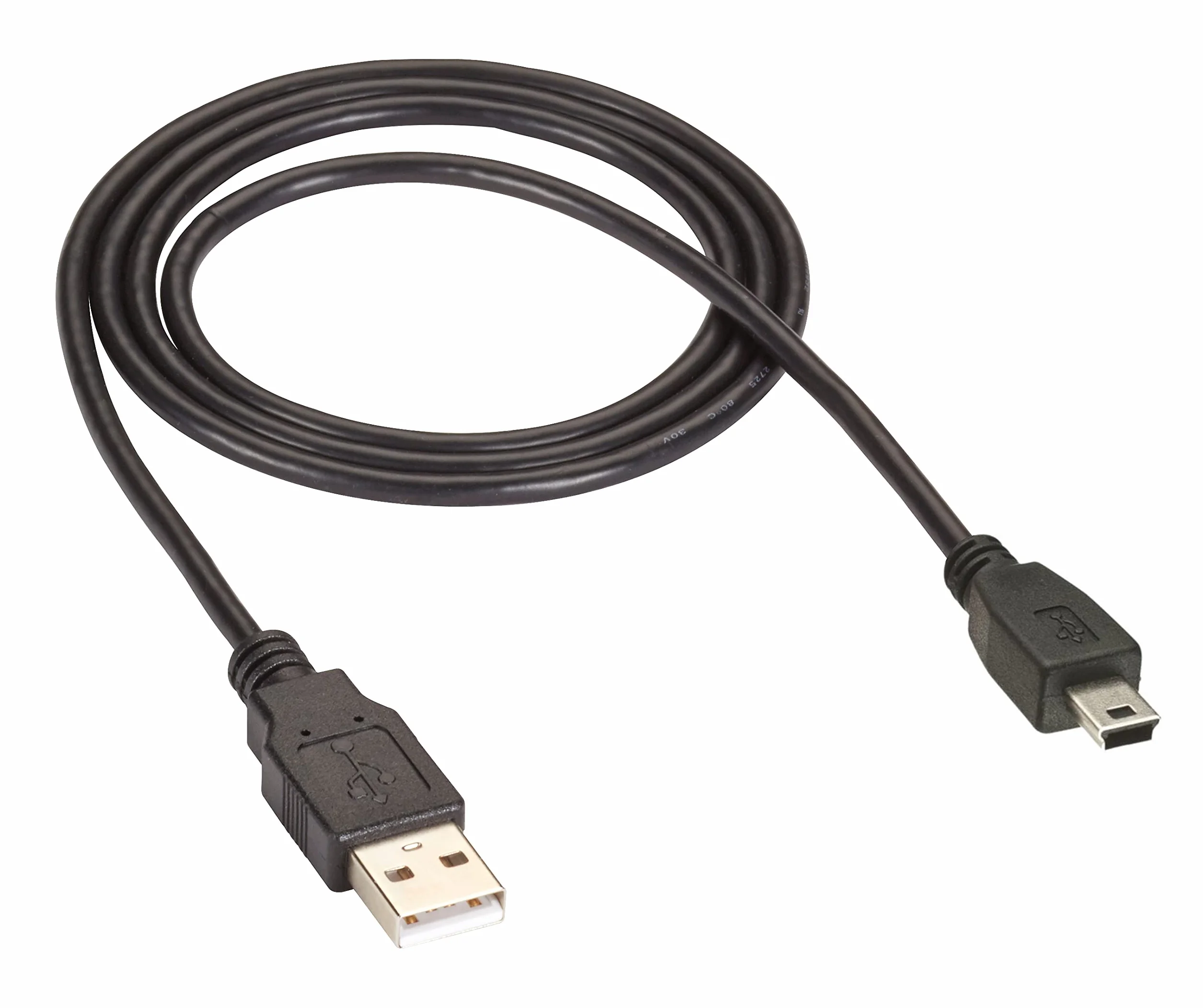PremiumCord Cavo USB A Maschio a Mini B Maschio 0,5m USB 2.0 Schermato Nero