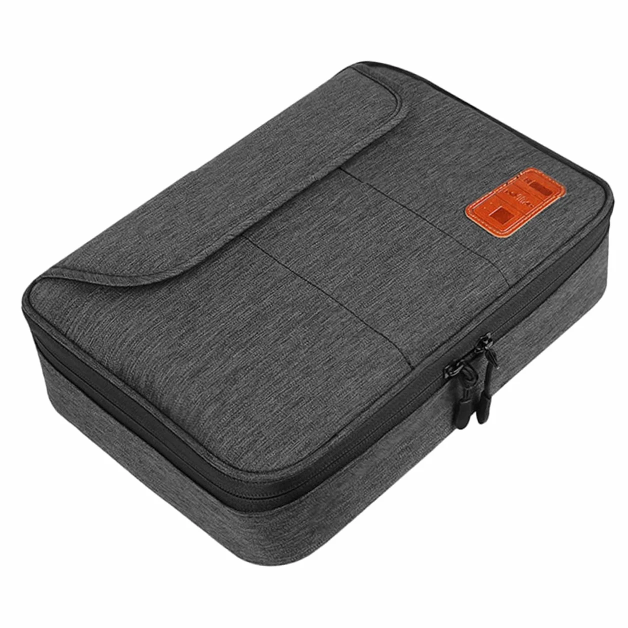 Toddmomy Borsa Porta Cavi Organizer per Dispositivi Elettronici Digitale Custodia da Viaggio Maniglia per Archiviazione di Cavi USB Alimentatori Schede di Memoria Cellulari Tablet