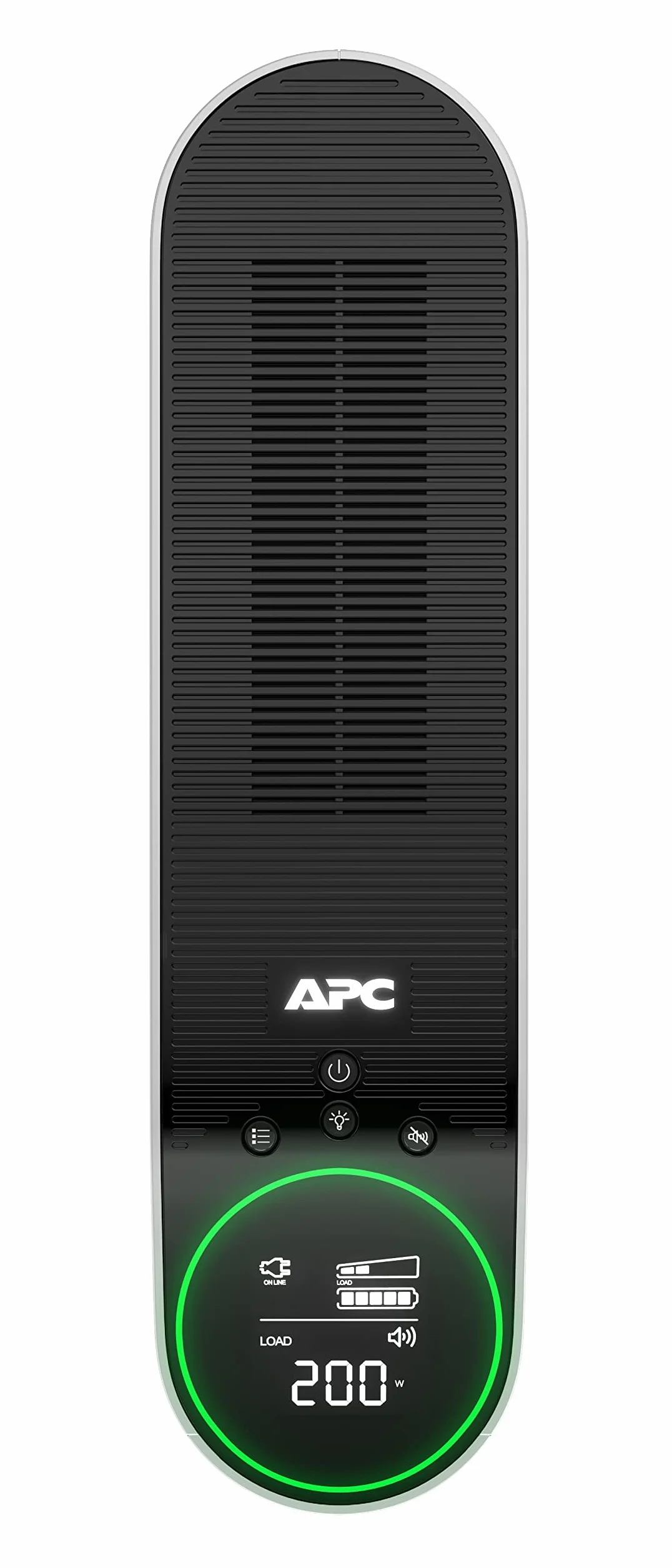 APC Gaming Gruppo di Continuità Back-UPS Pro, 2200VA/1320W, Tower, 230V, 4 prese Schuko e 2 prese IEC C13, luci RGB, onda sinusoidale pura, Artico (bianco) BGM2200-GR
